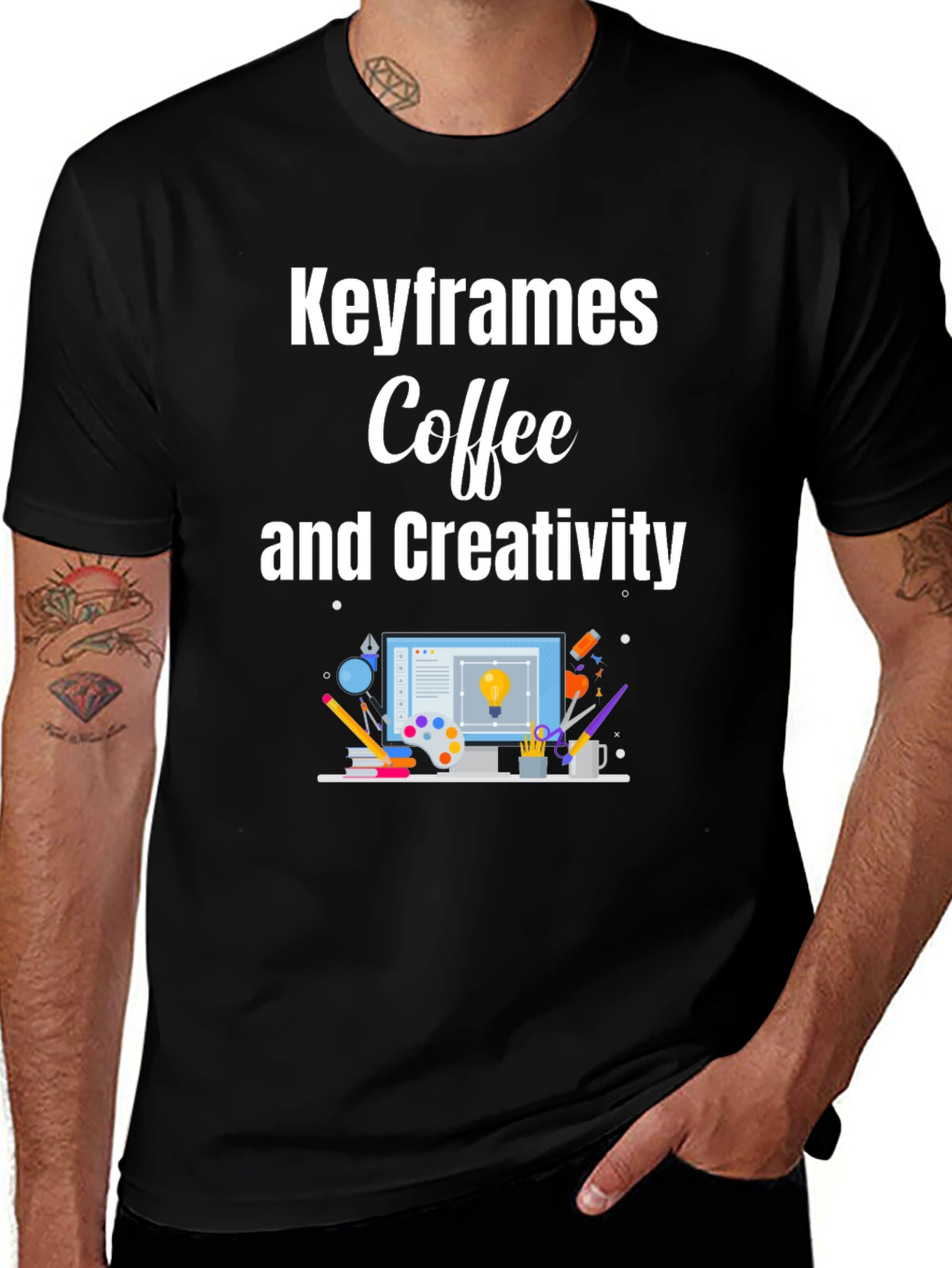 Keyframes Coffee & Creativity Graphic Tee