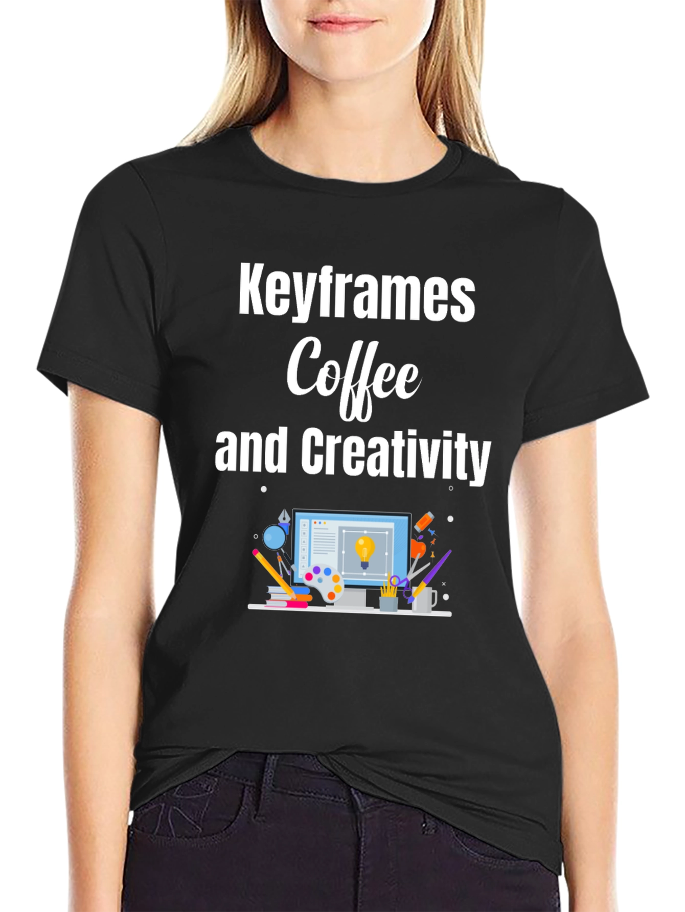 Keyframes Coffee & Creativity Graphic Tee