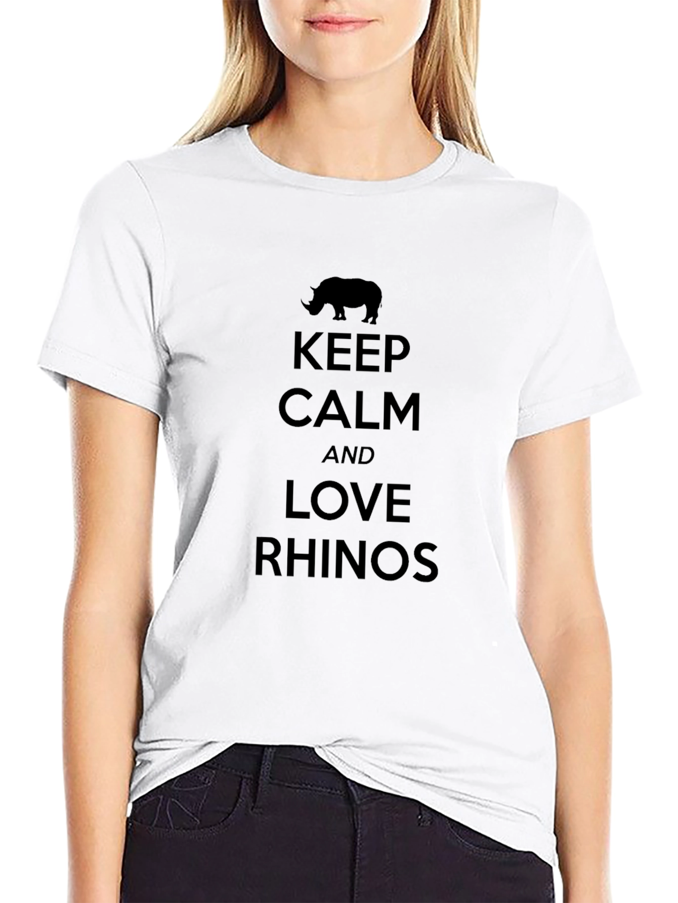 Keep Calm & Love Rhinos T-Shirt