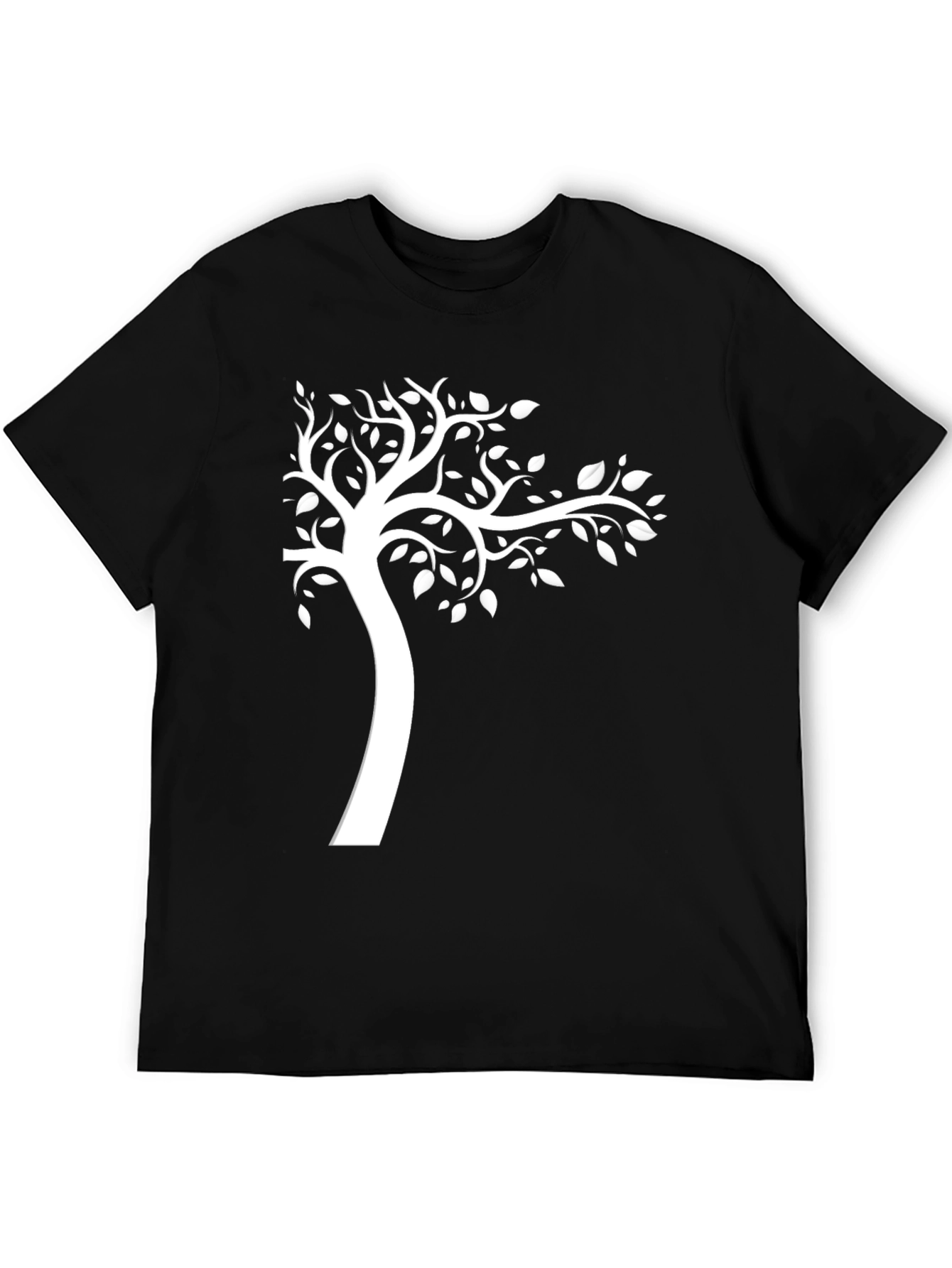 Black Tree Graphic Tee - Stylish Menswear