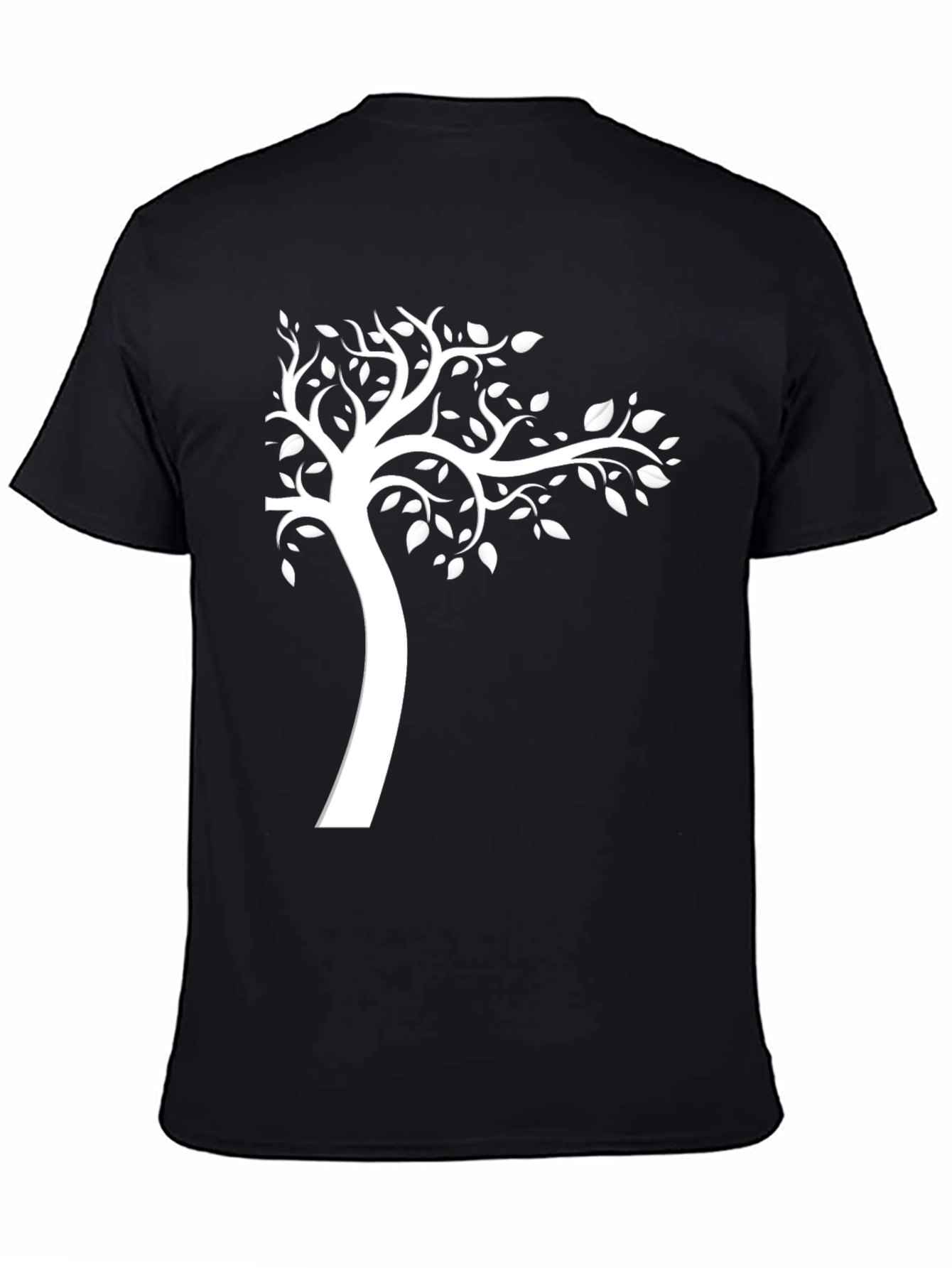 Black Tree Graphic Tee - Stylish Menswear