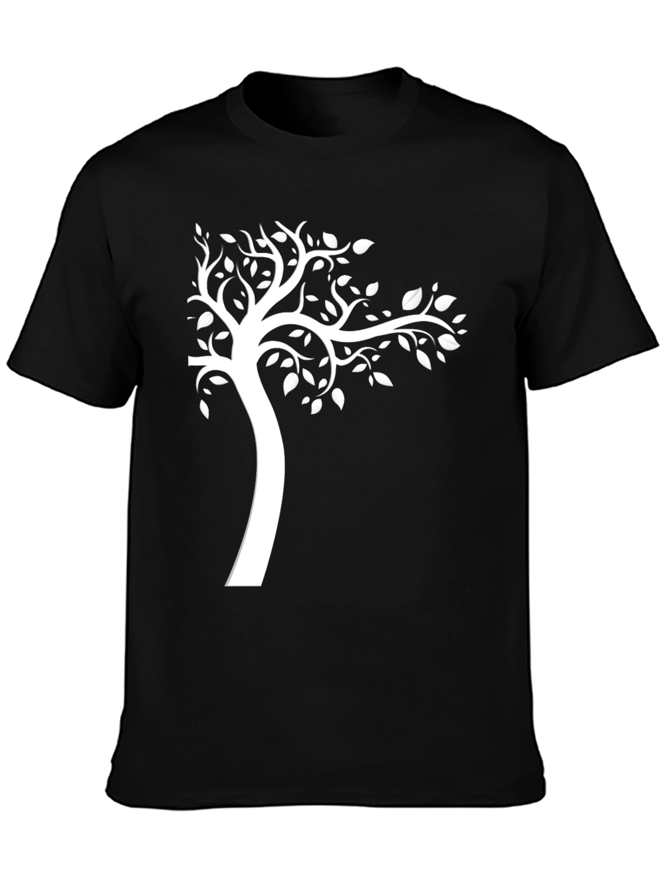 Black Tree Graphic Tee - Stylish Menswear