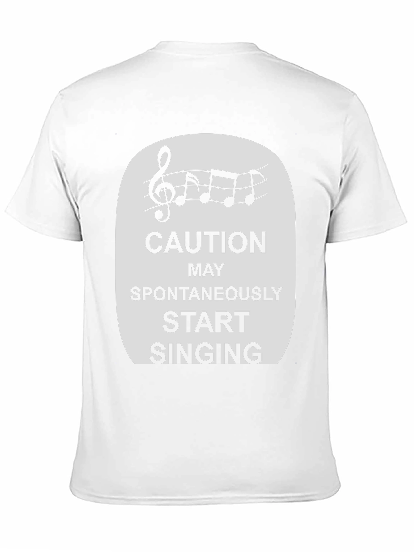 Caution Spontaneously Start Singing T-Shirt