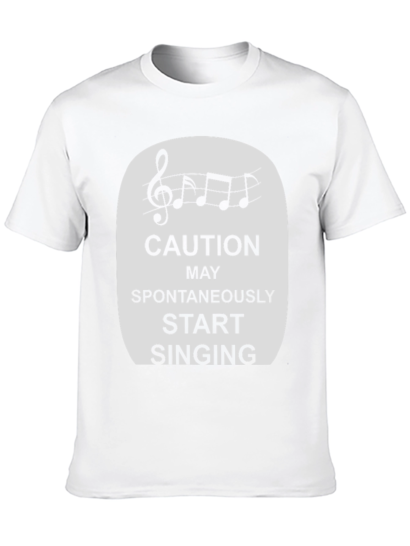 Caution Spontaneously Start Singing T-Shirt