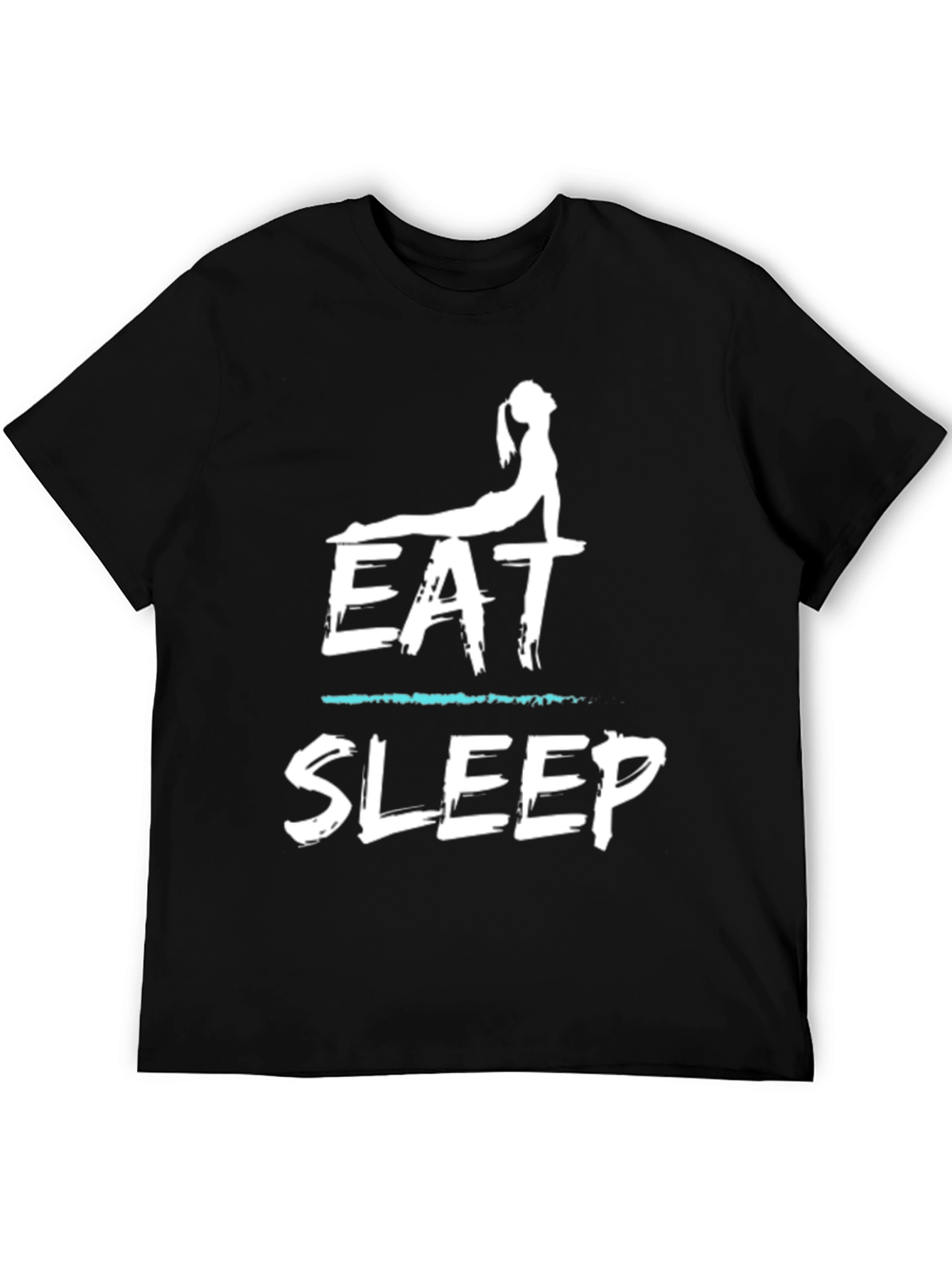 Eat Sleep Yoga T-Shirt Funny Gym Tee