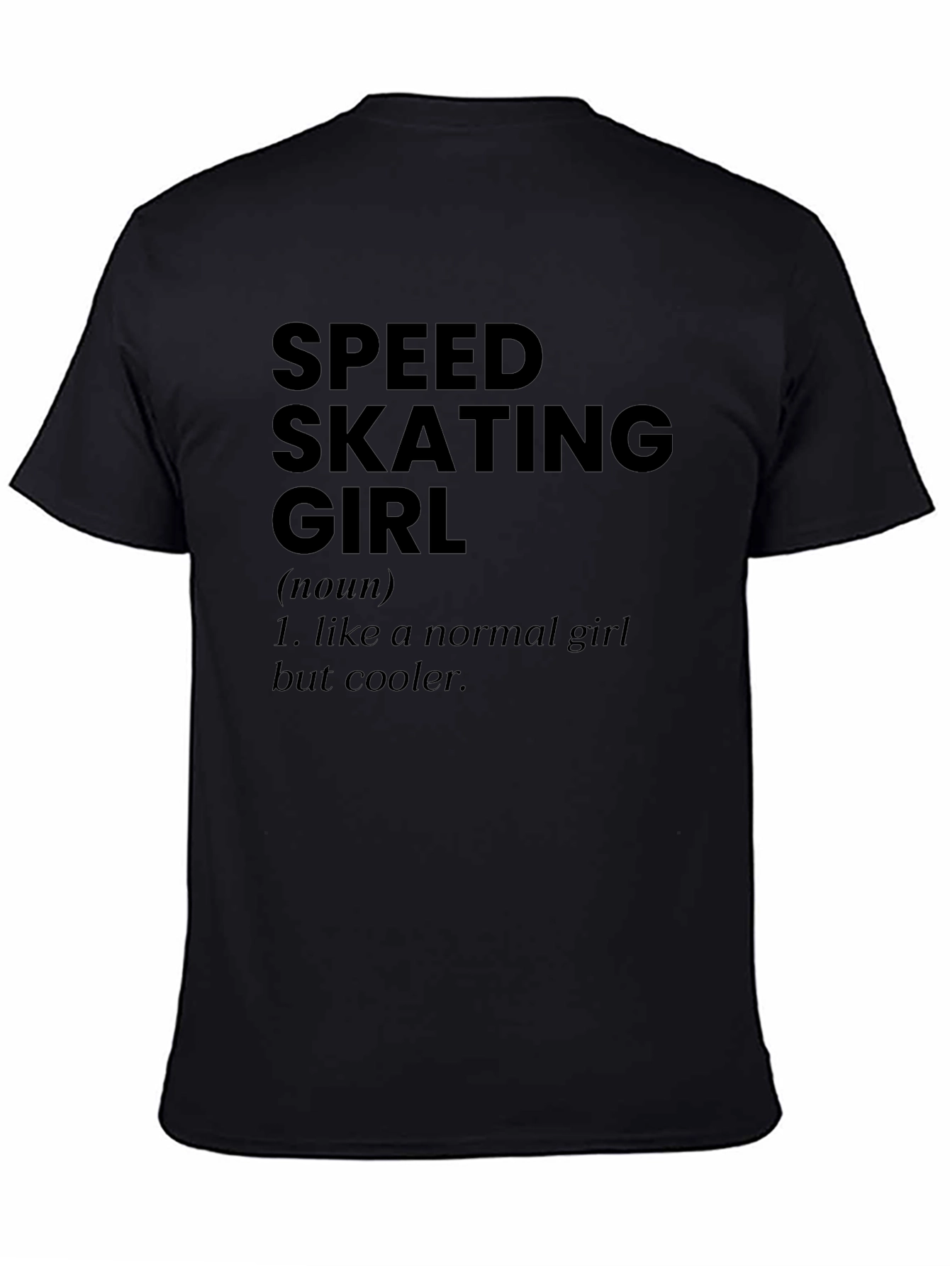 Speed Skating Girl T-Shirt - Cool & Unique Design