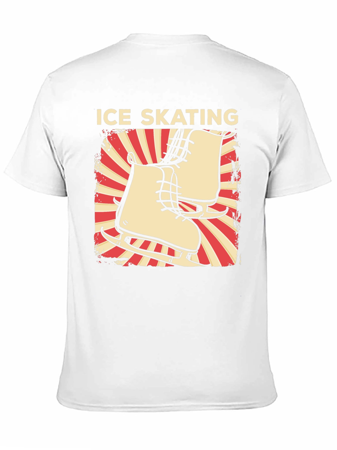 Ice Skating Graphic Tee - Retro Design