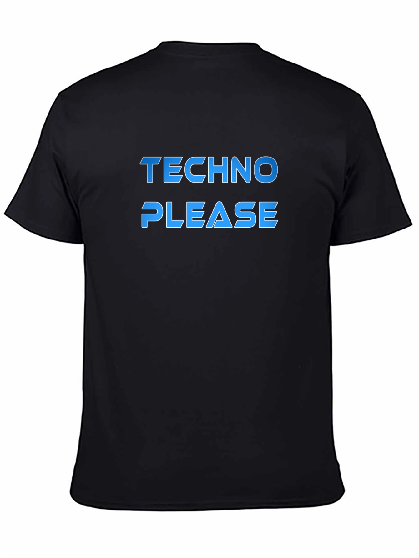 Techno Please Black T-Shirt