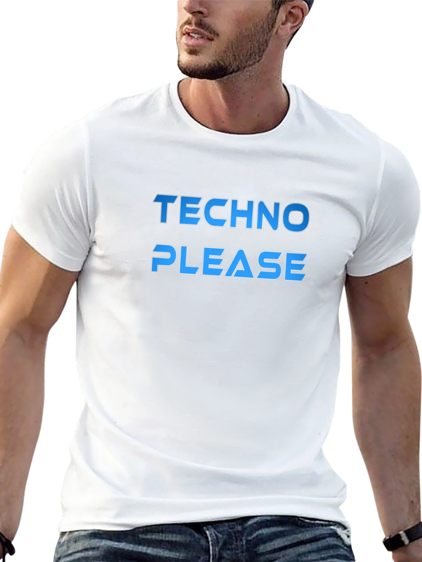 Techno Please Black T-Shirt