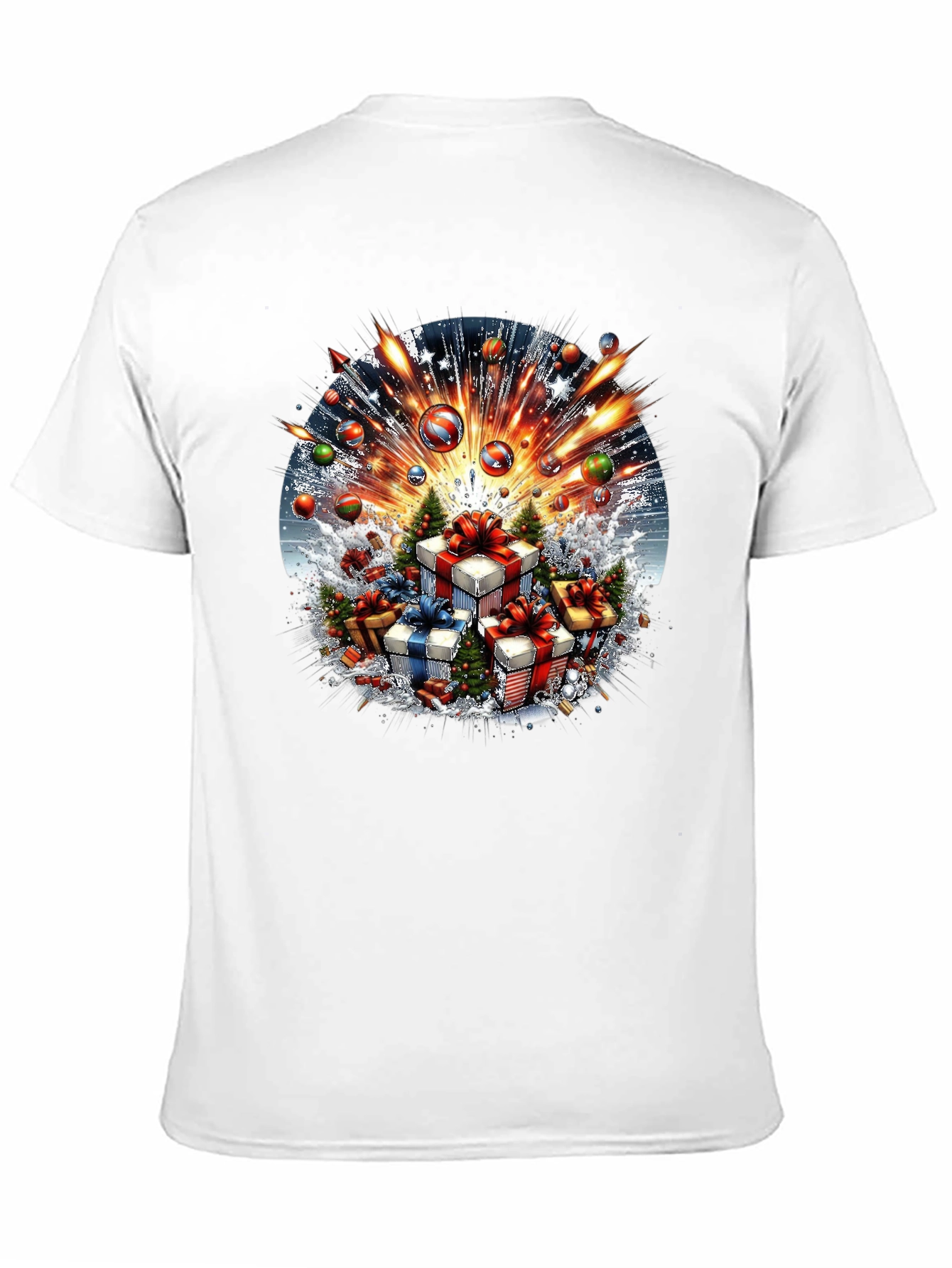 Festive Holiday Gift Explosion T-Shirt