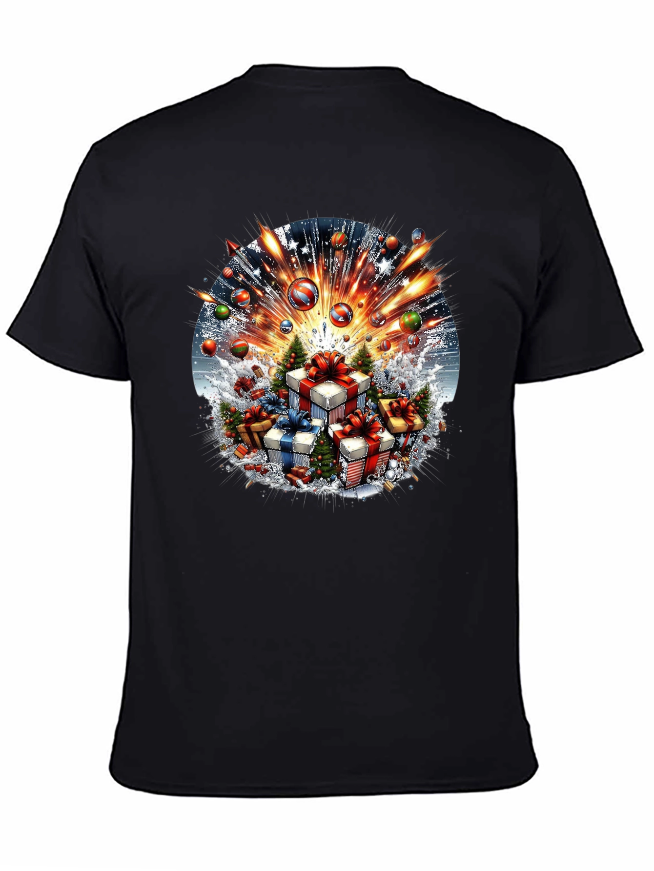 Festive Holiday Gift Explosion T-Shirt