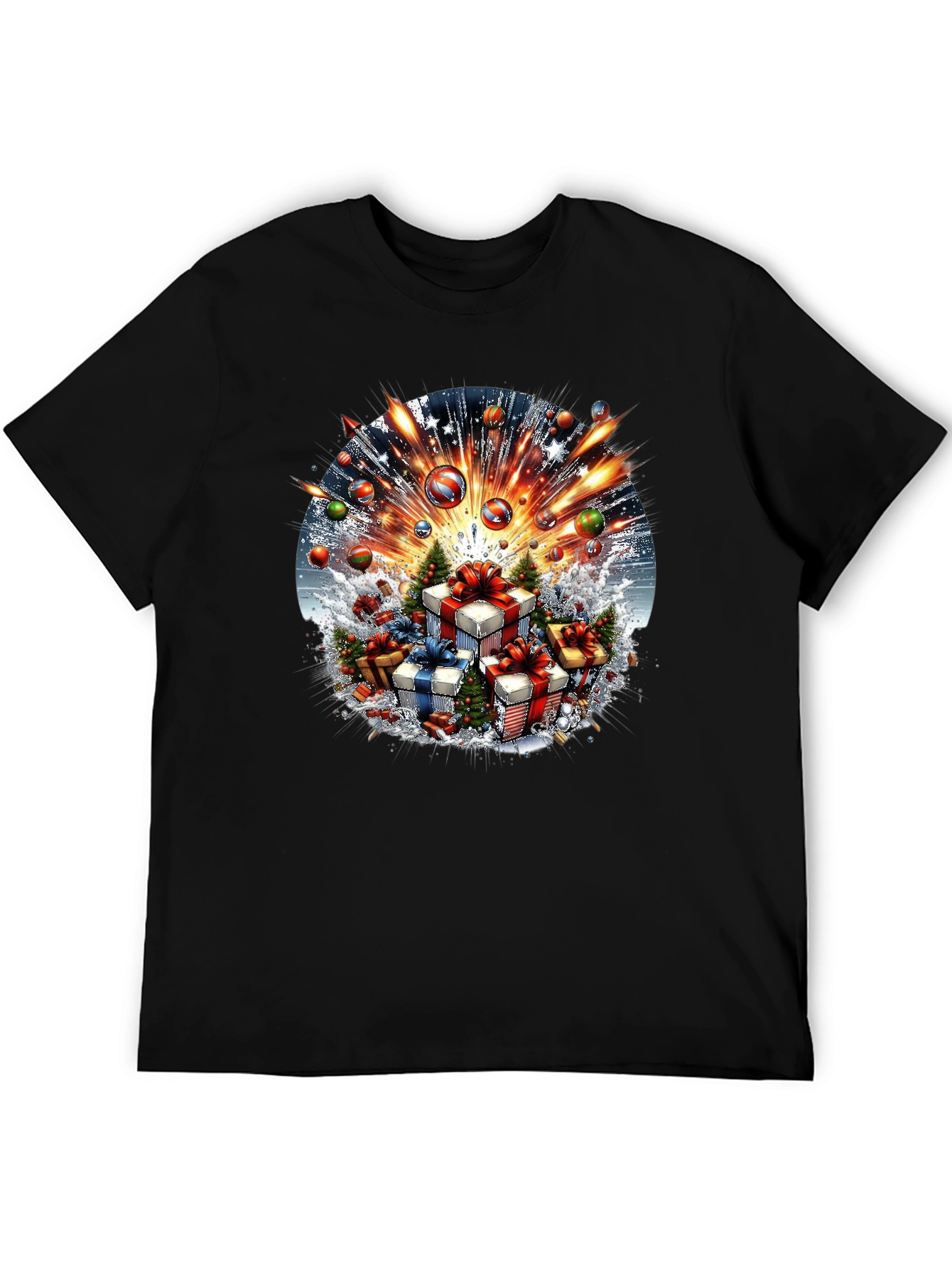 Festive Holiday Gift Explosion T-Shirt