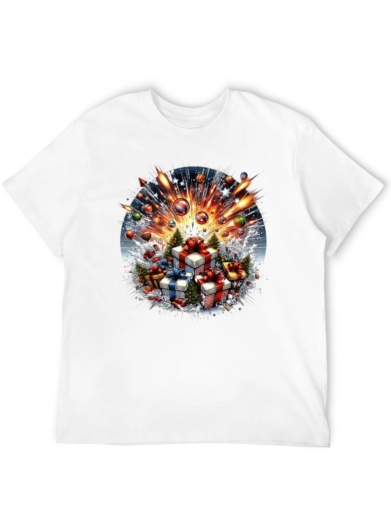 Festive Holiday Gift Explosion T-Shirt