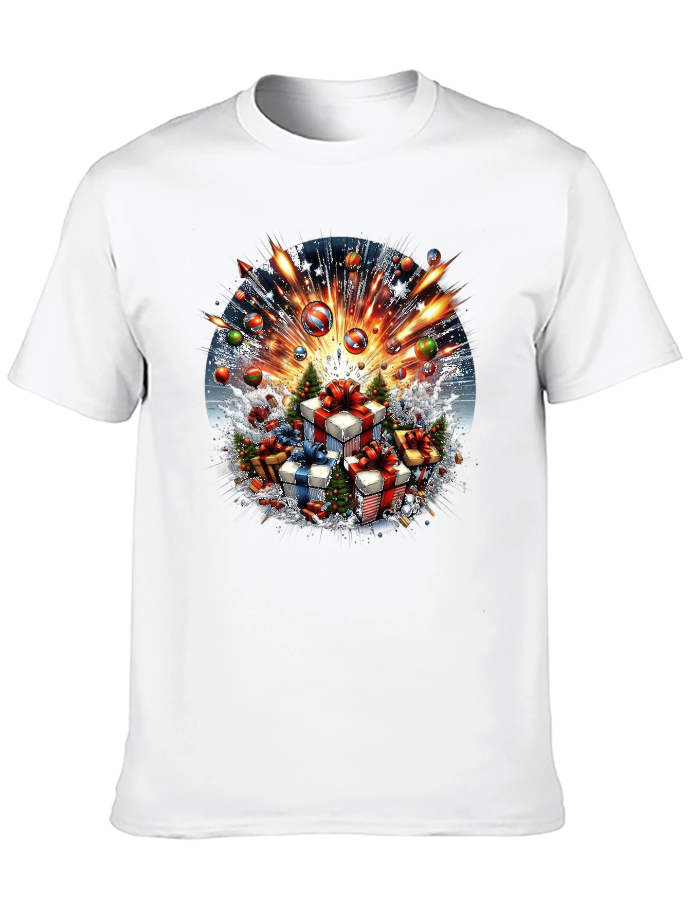Festive Holiday Gift Explosion T-Shirt