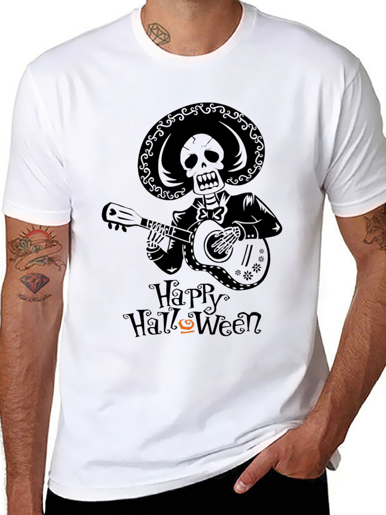 Day of the Dead Halloween Graphic Tee
