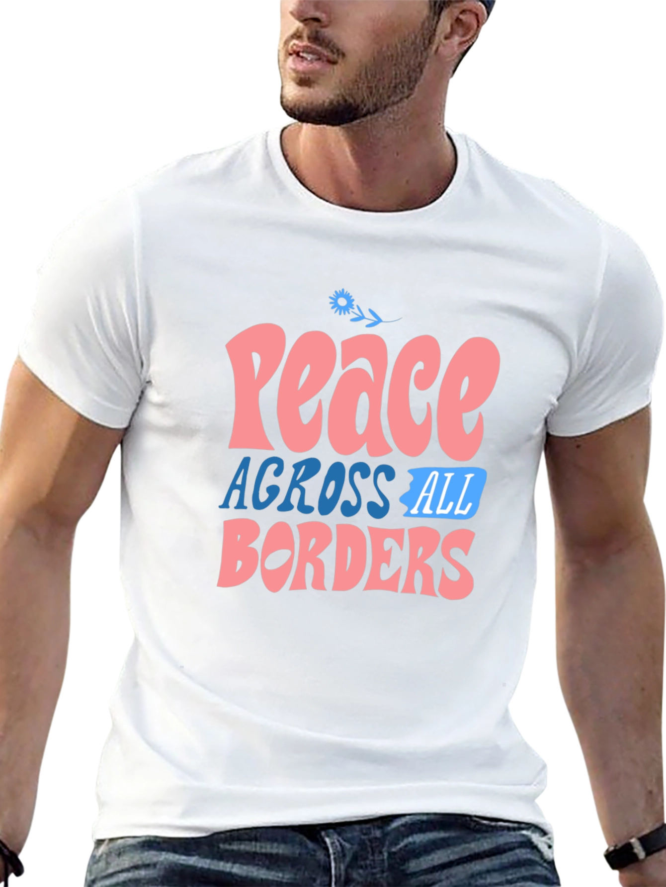 Peace Across All Borders Graphic Tee