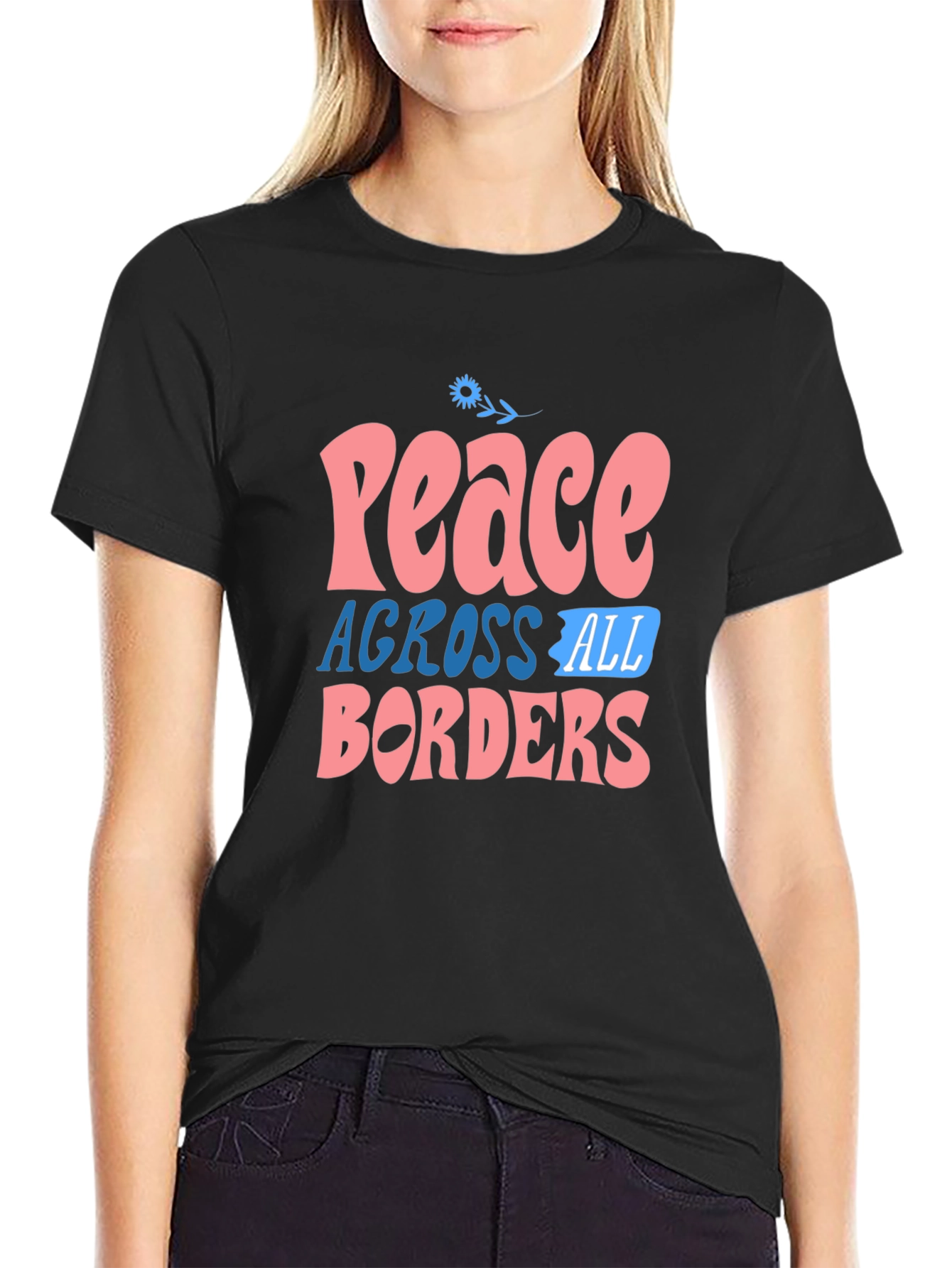 Peace Across All Borders Graphic Tee