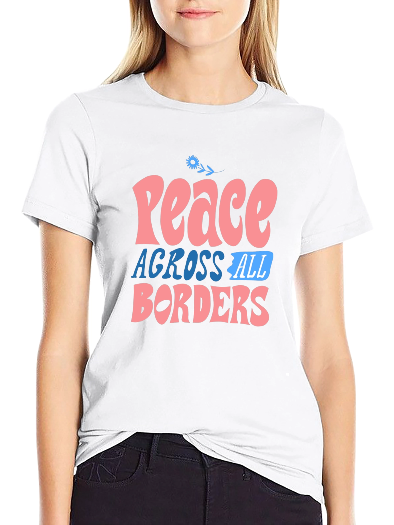 Peace Across All Borders Graphic Tee