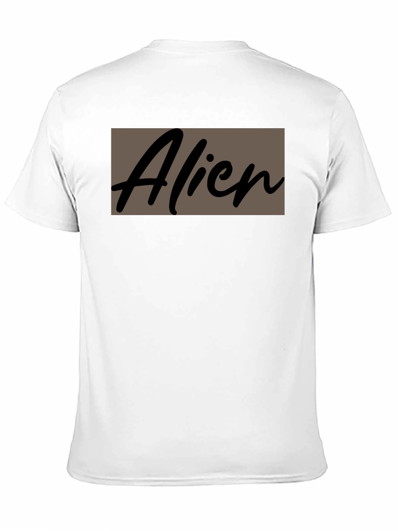 Alien Graphic Print Crew Neck T-Shirt