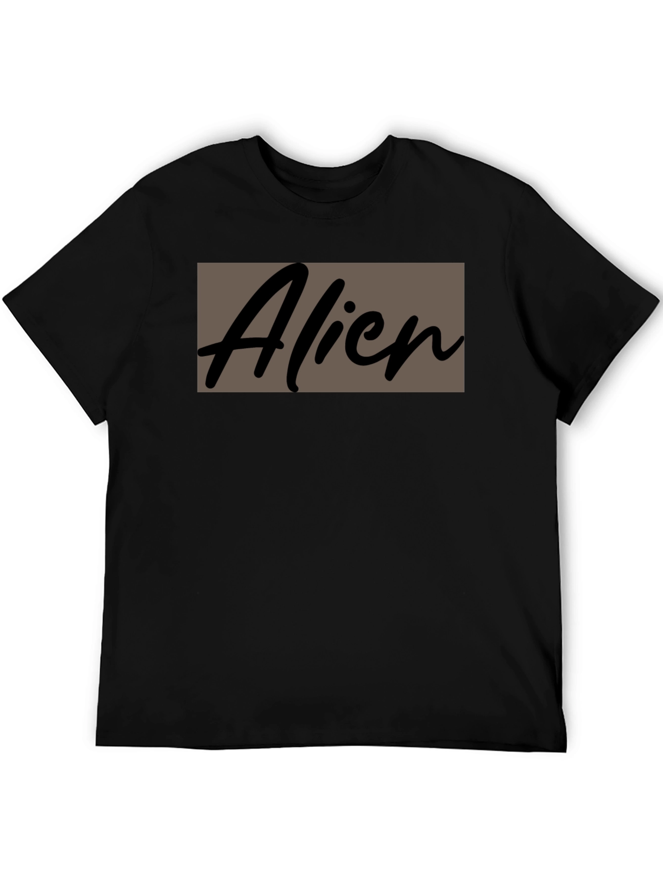 Alien Graphic Print Crew Neck T-Shirt