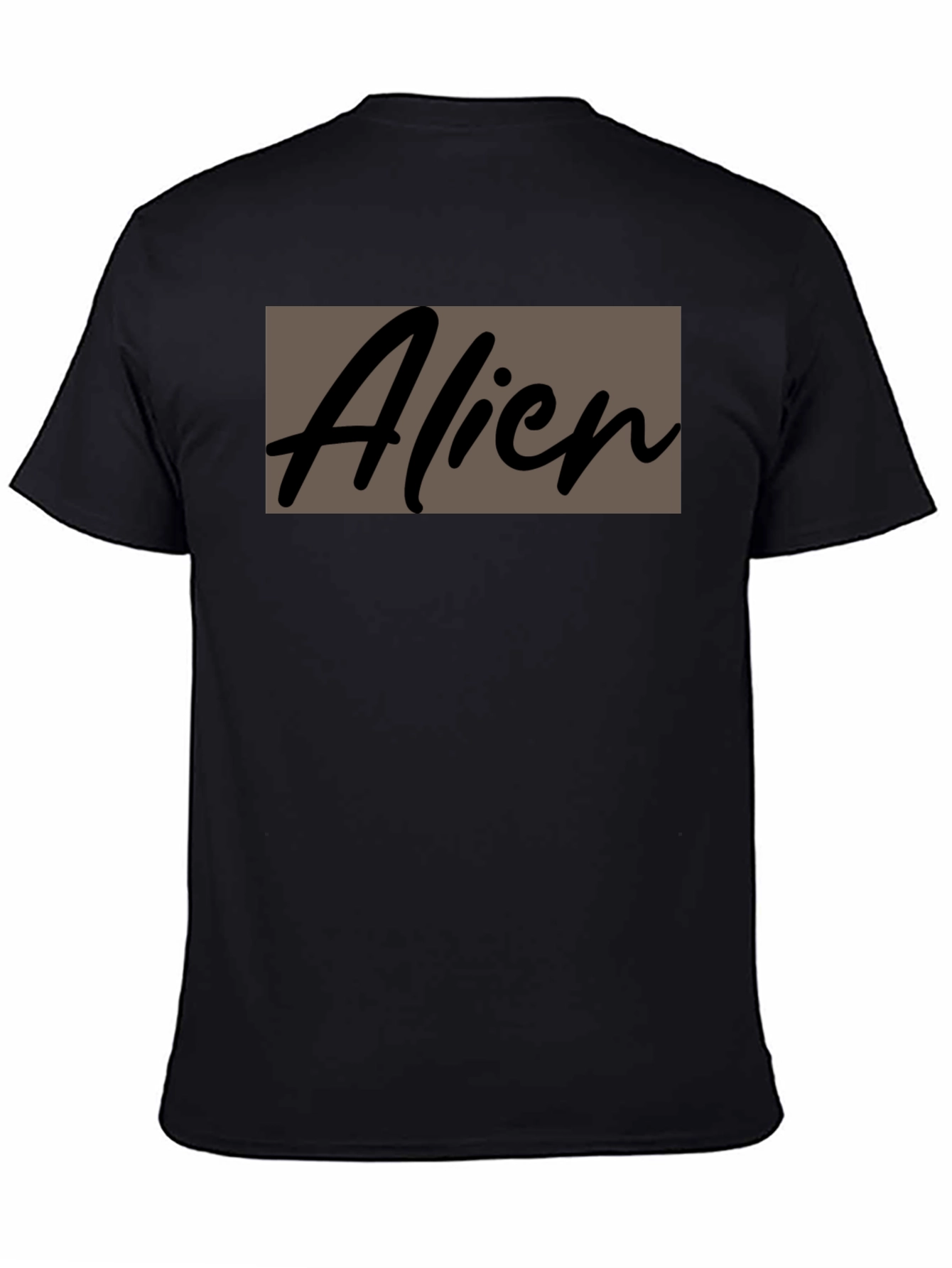Alien Graphic Print Crew Neck T-Shirt