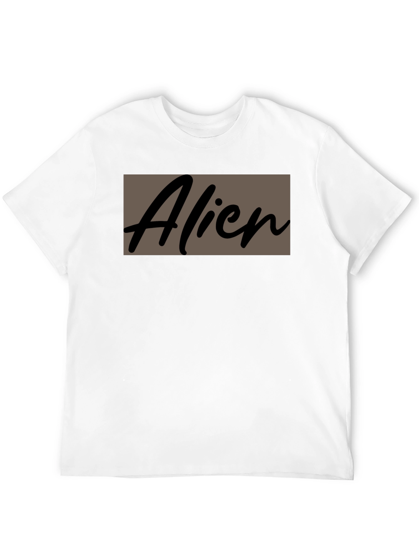 Alien Graphic Print Crew Neck T-Shirt
