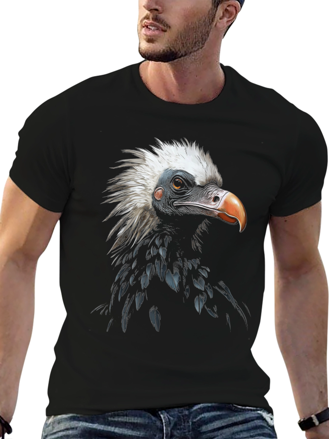Vulture Graphic T-Shirt - Unique Animal Design