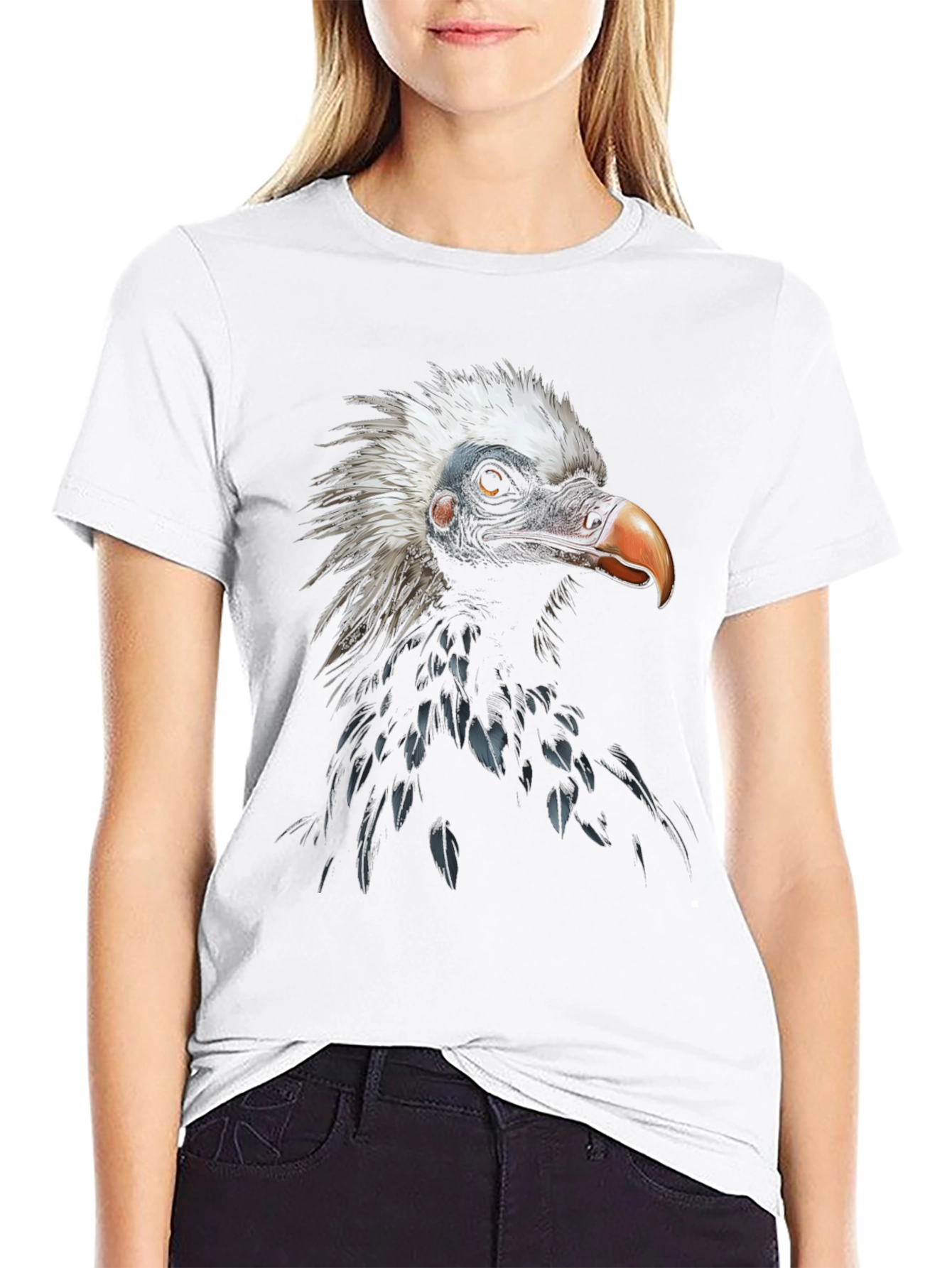 Vulture Graphic T-Shirt - Unique Animal Design