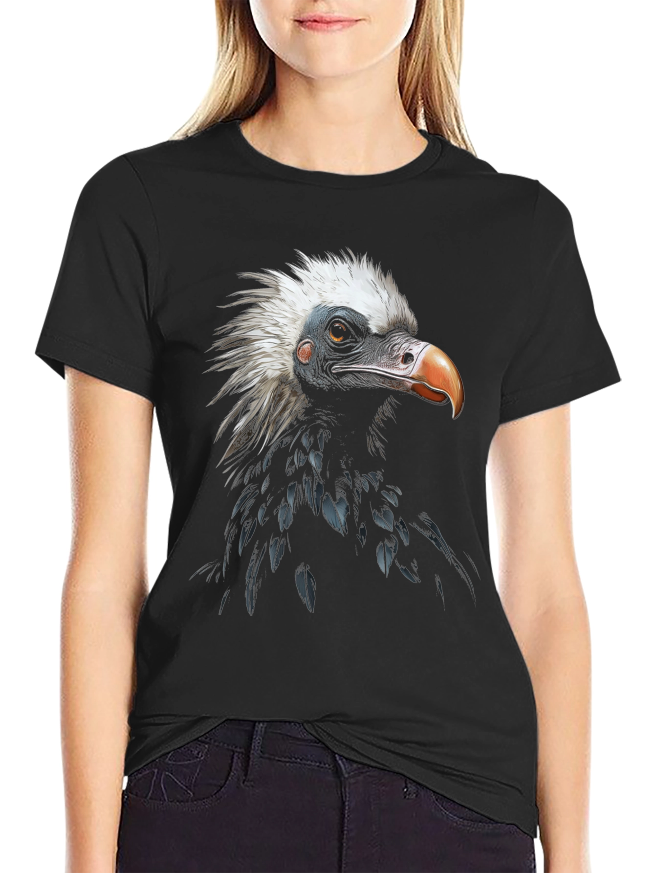 Vulture Graphic T-Shirt - Unique Animal Design