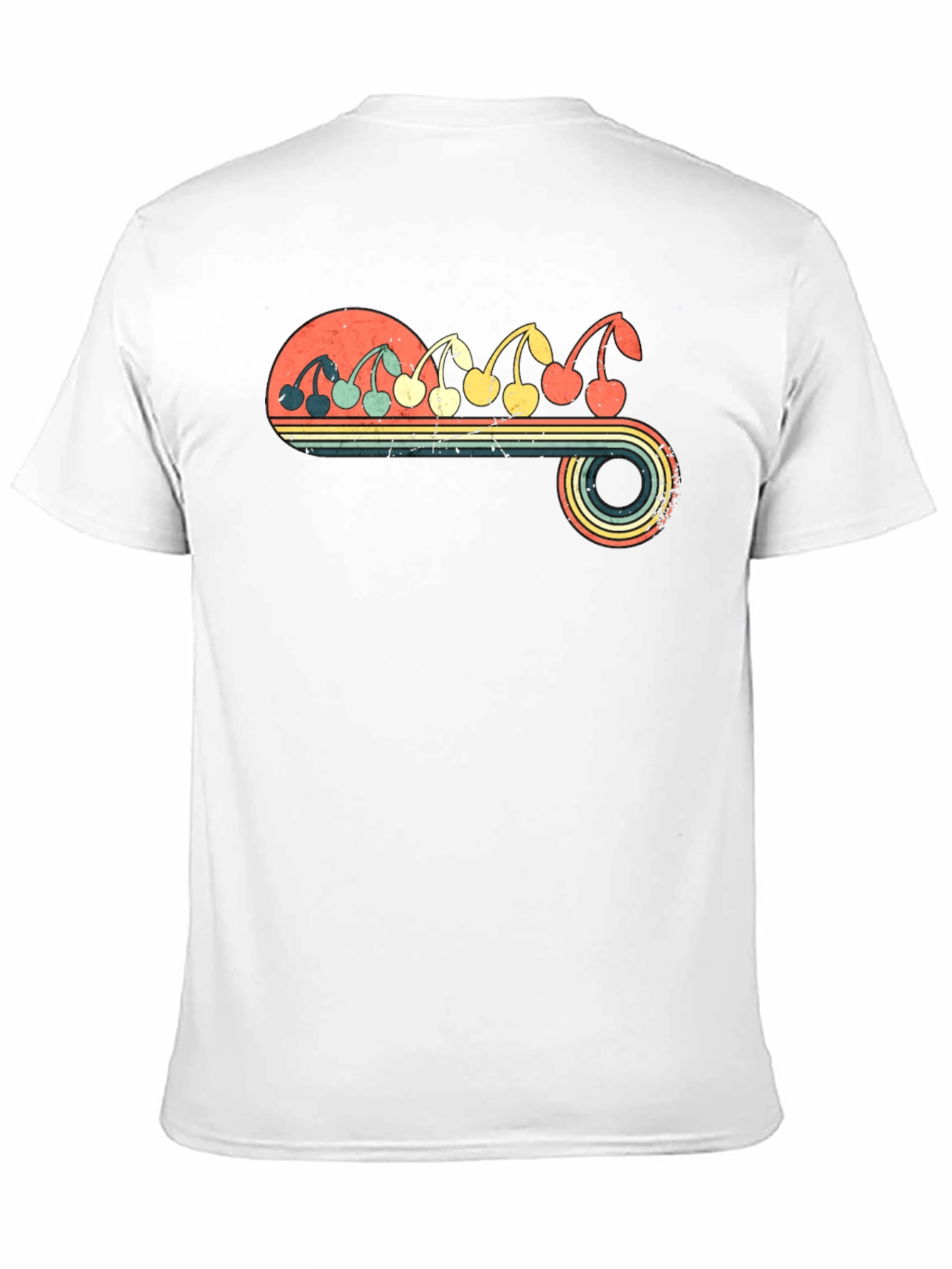 Retro Cherry Graphic T-Shirt