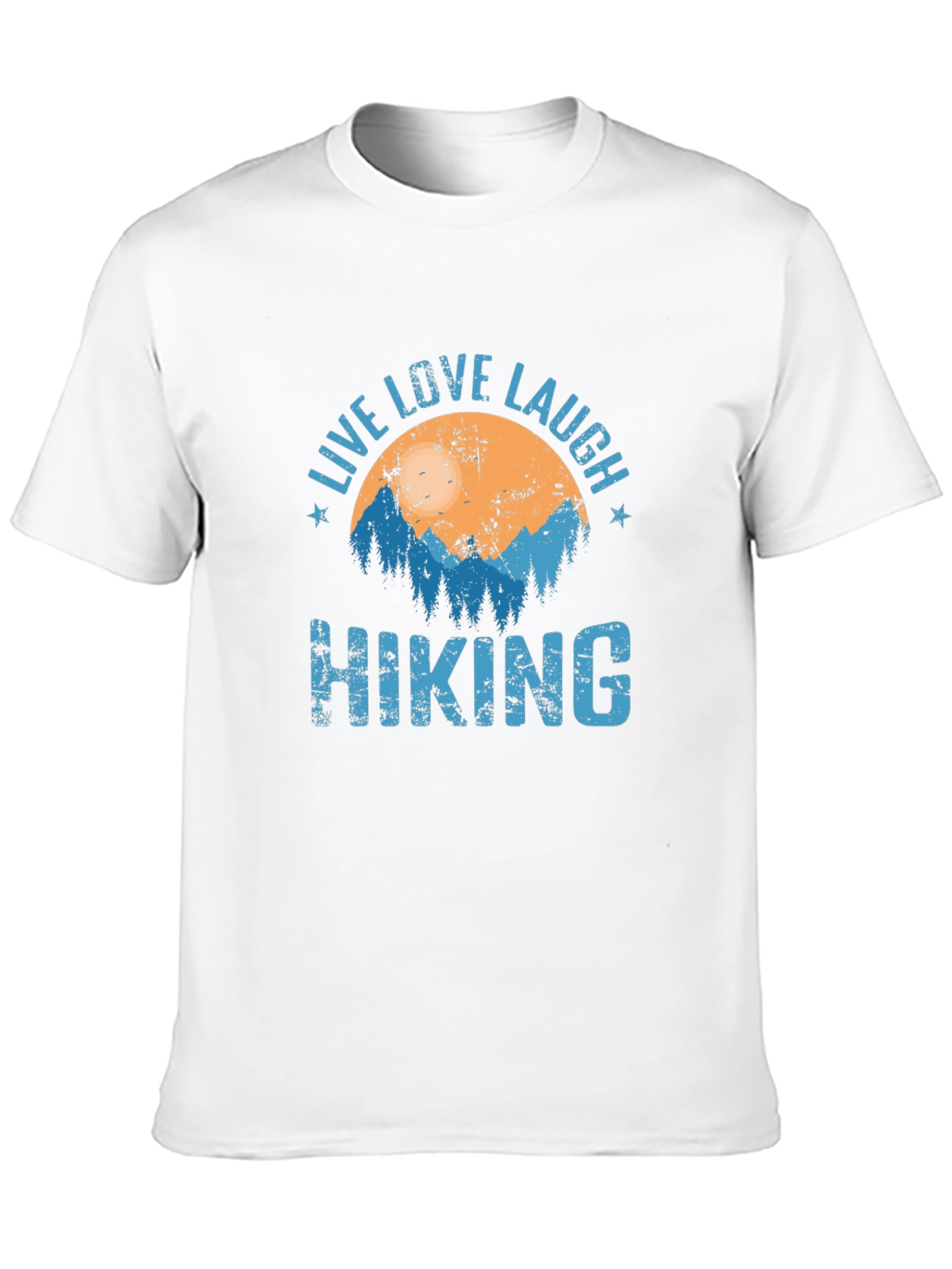 Live Love Laugh Hiking Graphic T-Shirt