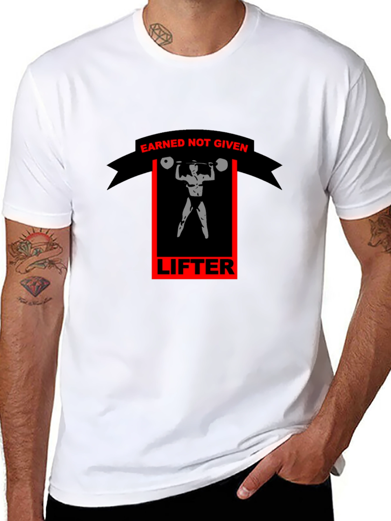 Earned Not Given Lifter Graphic Tee