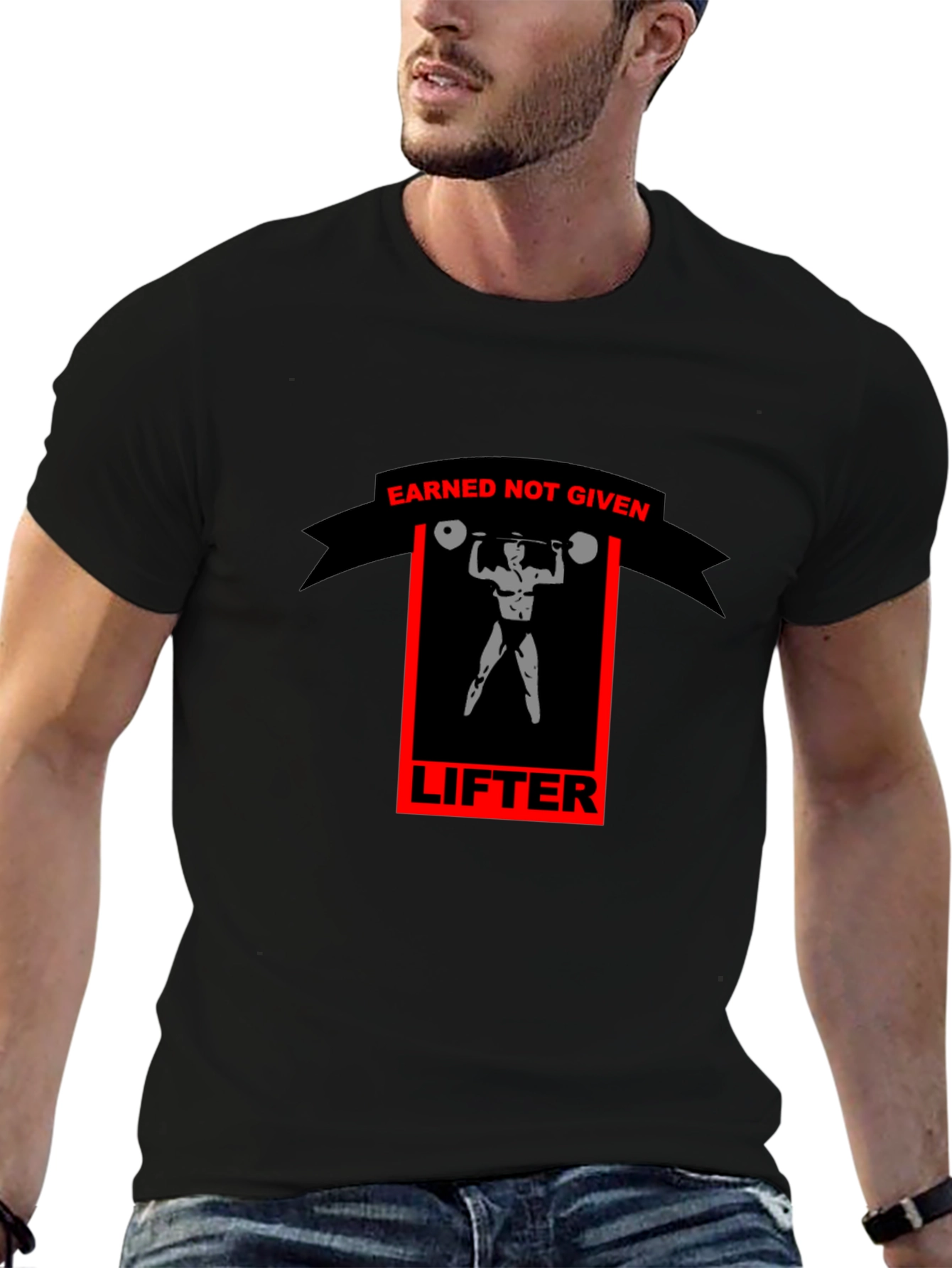 Earned Not Given Lifter Graphic Tee