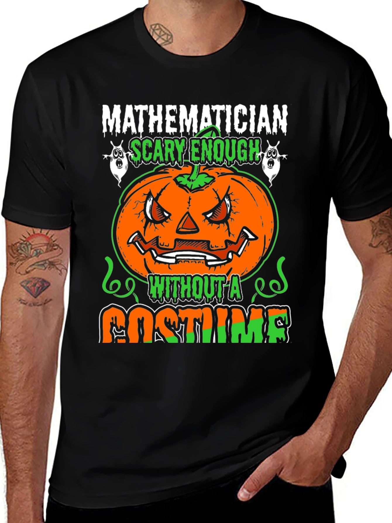 Mathematician Halloween T-Shirt - Scary Costume Tee