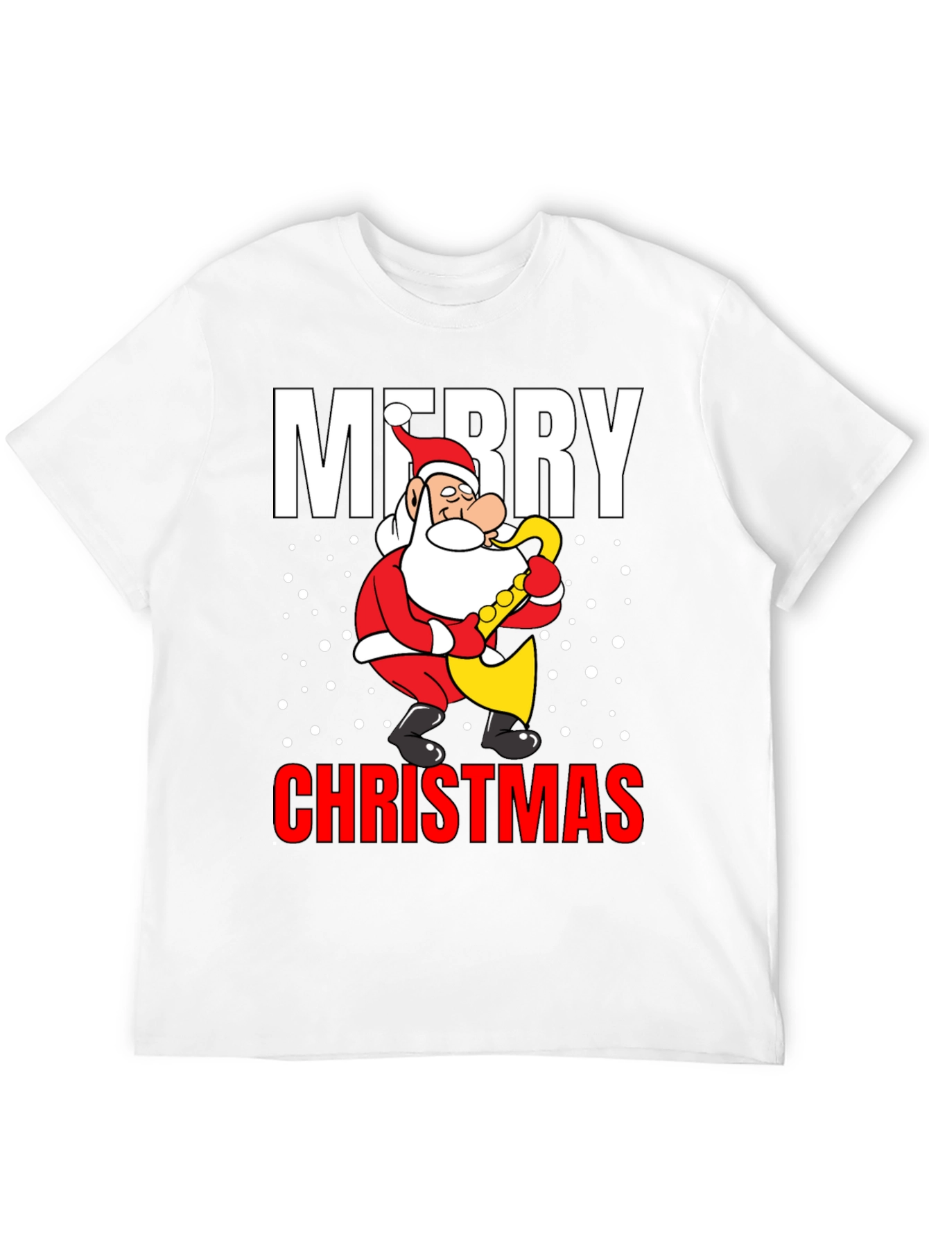 Merry Christmas Santa Saxophone T-Shirt