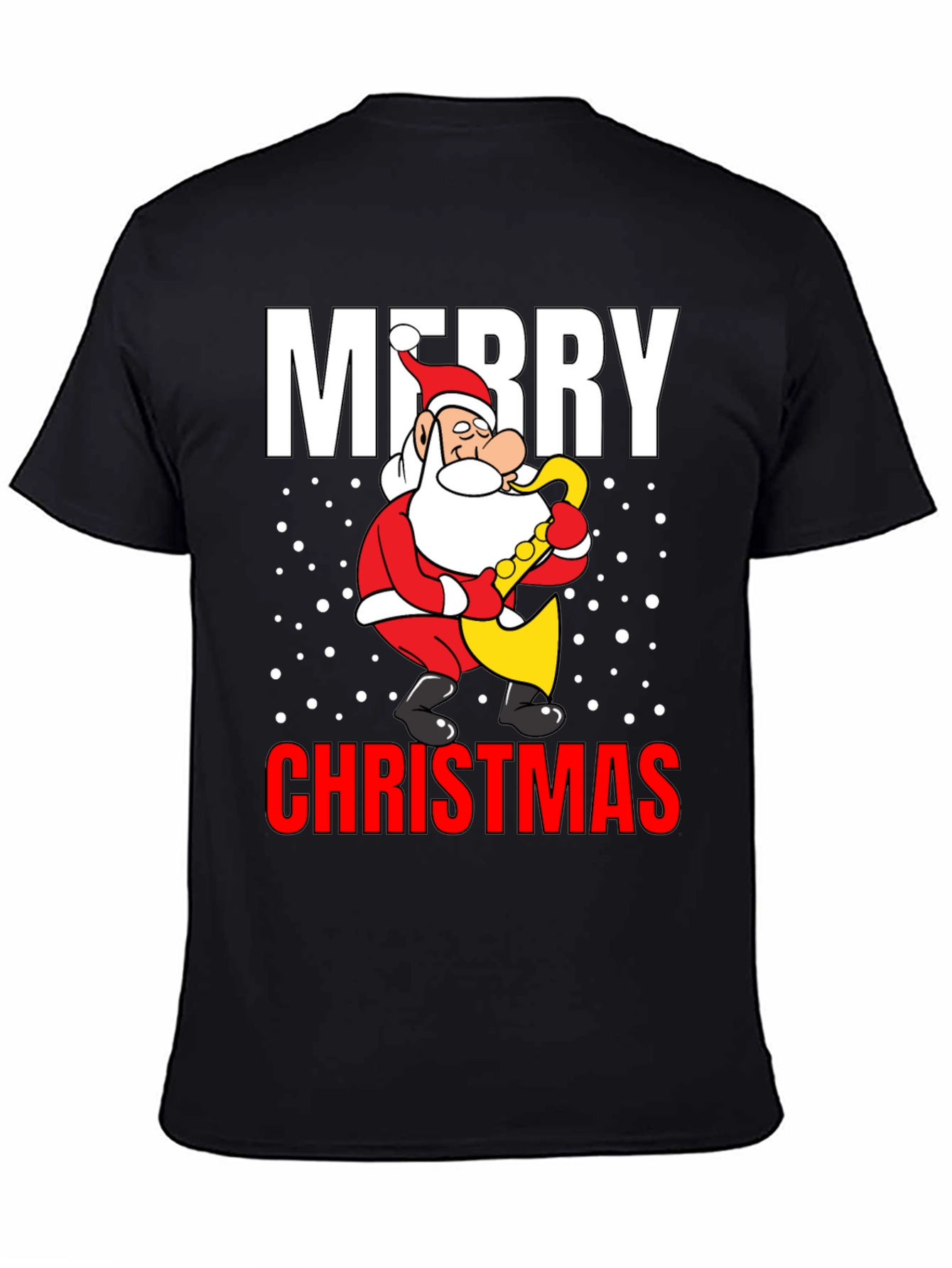 Merry Christmas Santa Saxophone T-Shirt