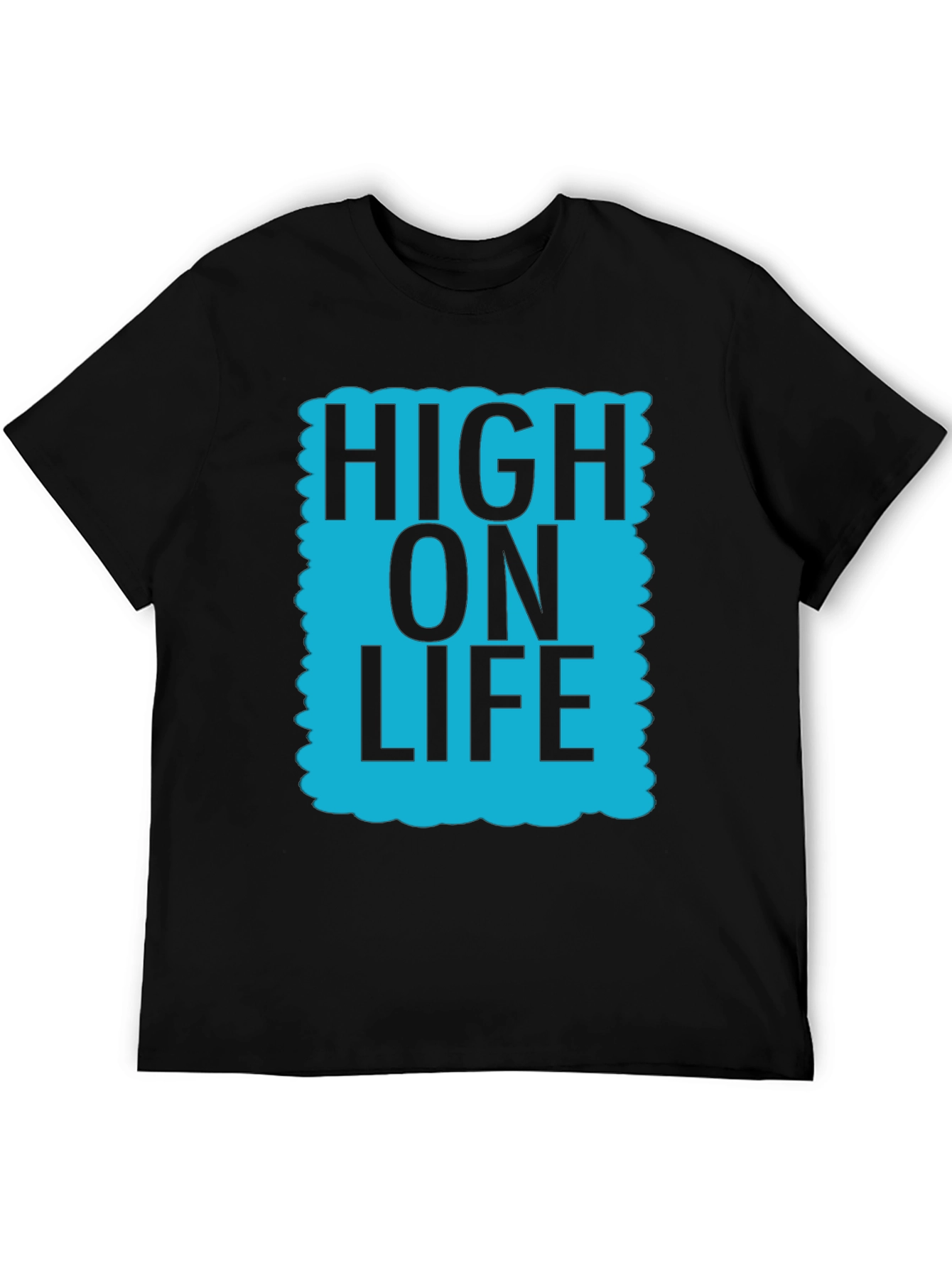 High On Life Graphic T-Shirt - Casual Cotton Tee