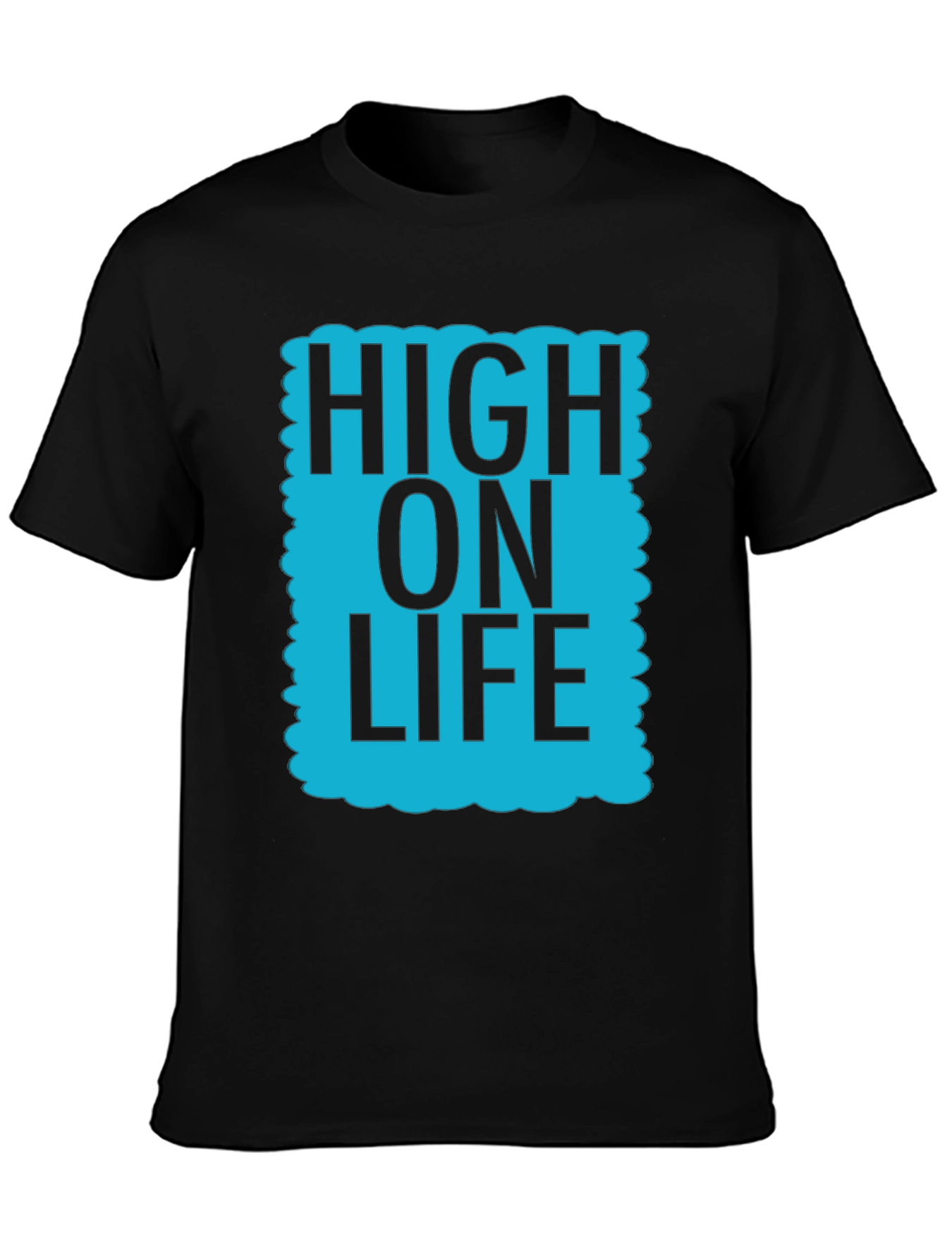 High On Life Graphic T-Shirt - Casual Cotton Tee