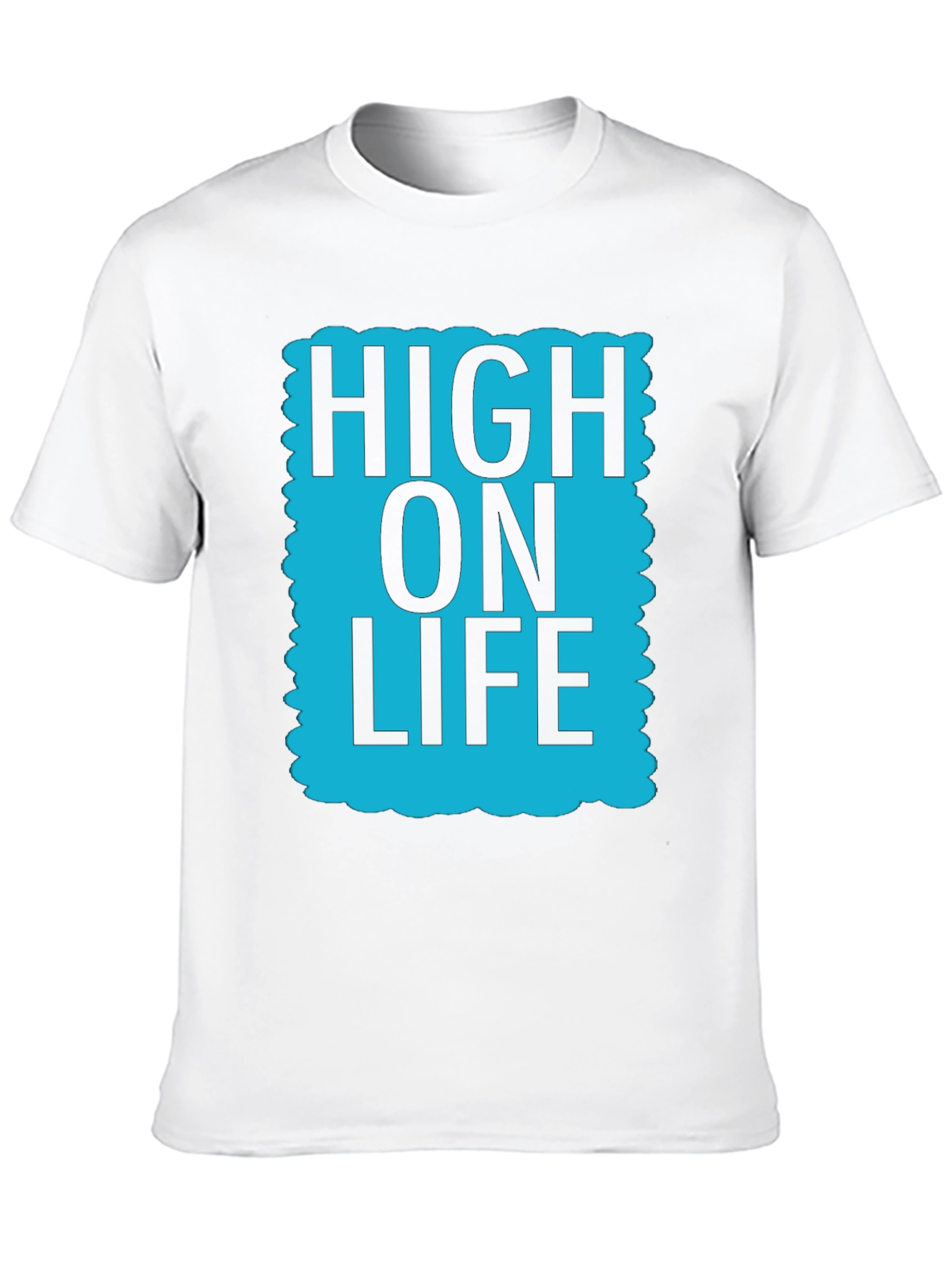 High On Life Graphic T-Shirt - Casual Cotton Tee