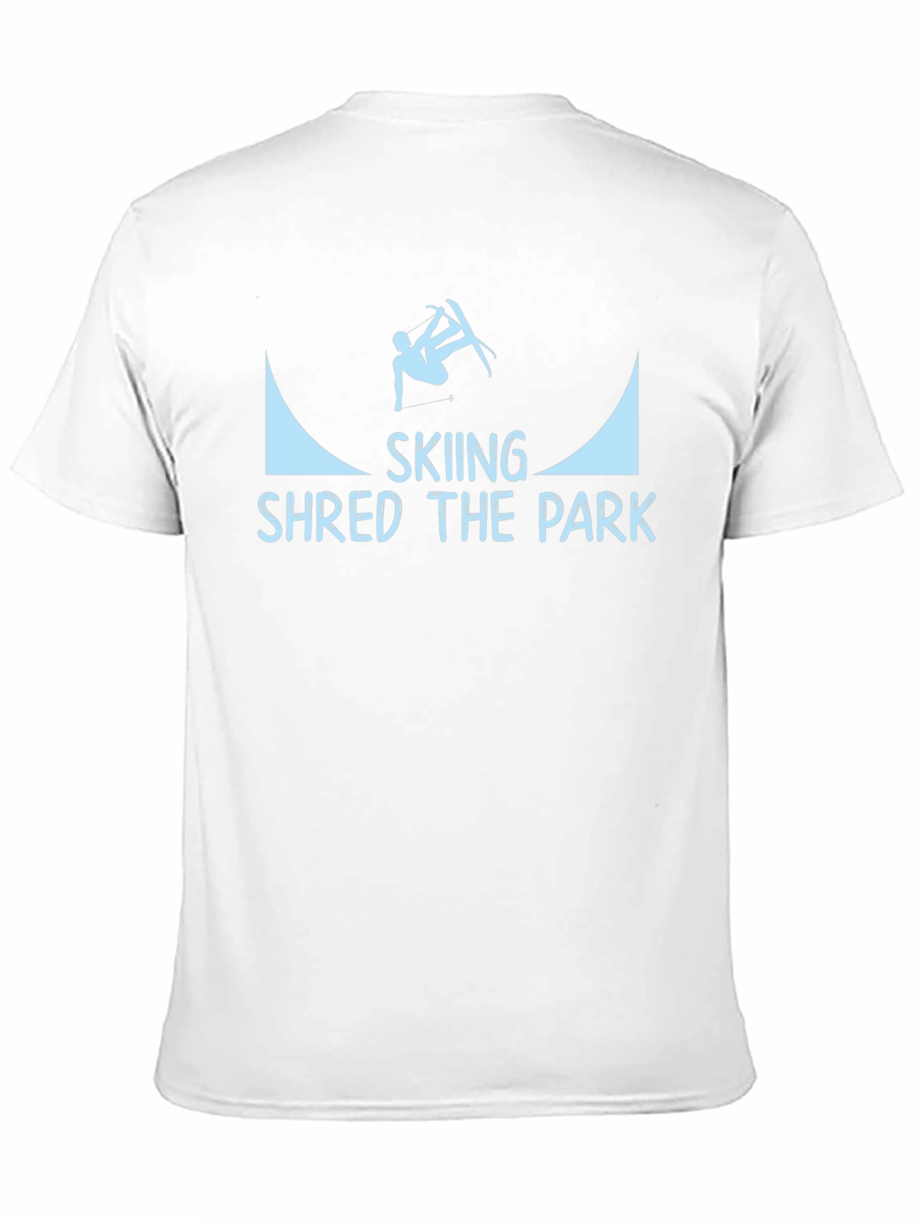 Skiing Shred the Park Graphic T-Shirt