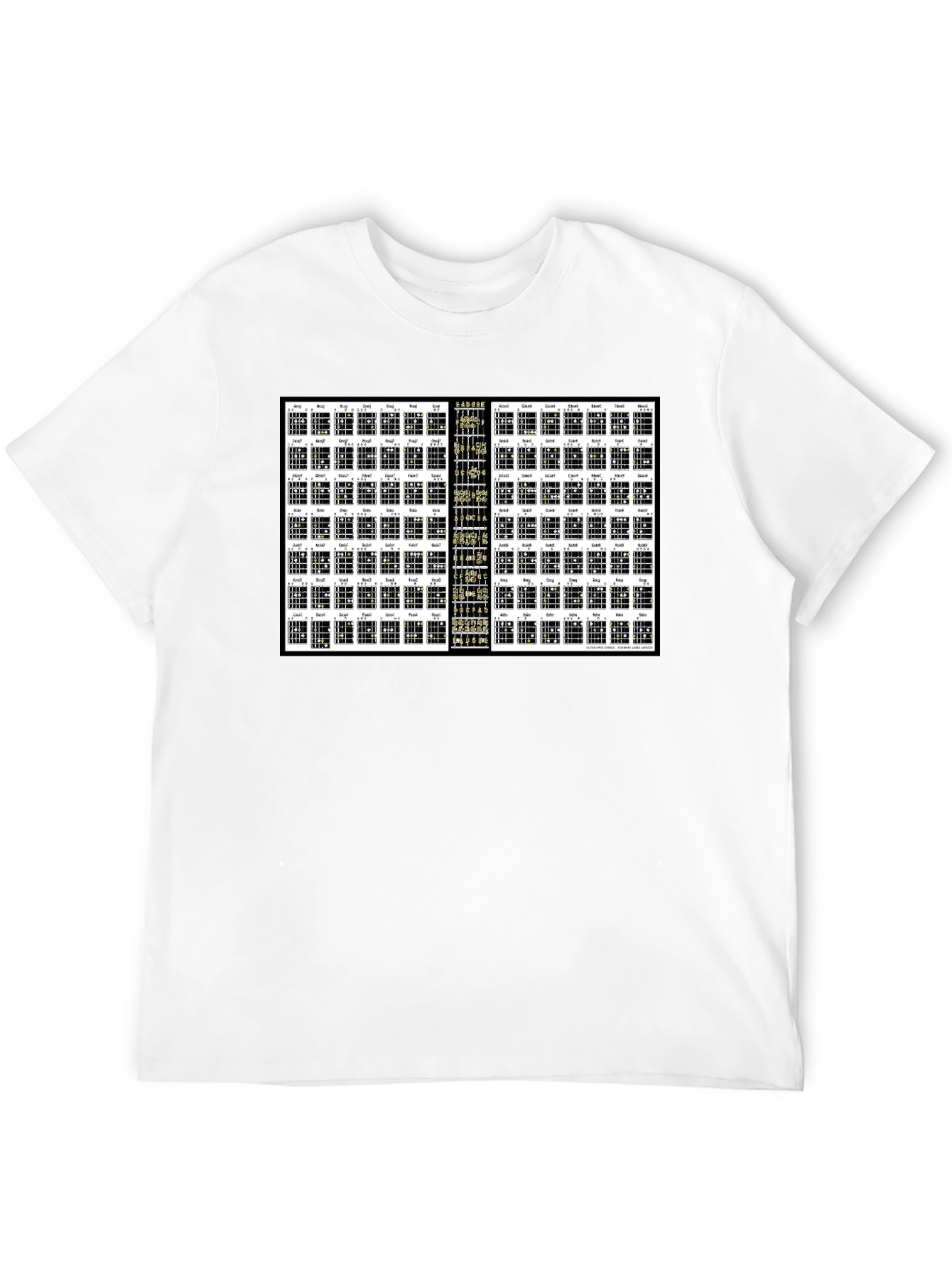 Guitar Chords T-Shirt - Music Lover Apparel