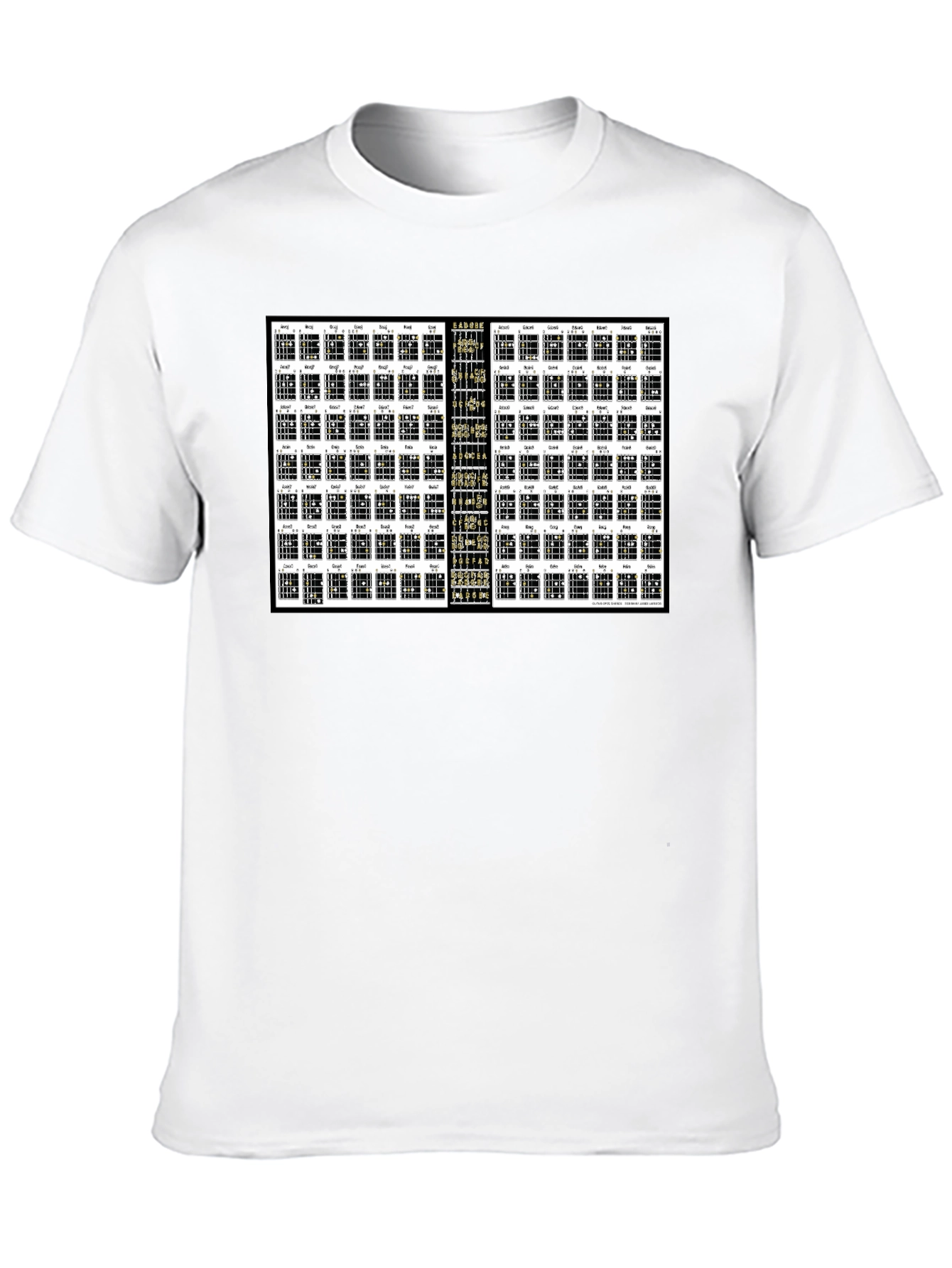 Guitar Chords T-Shirt - Music Lover Apparel