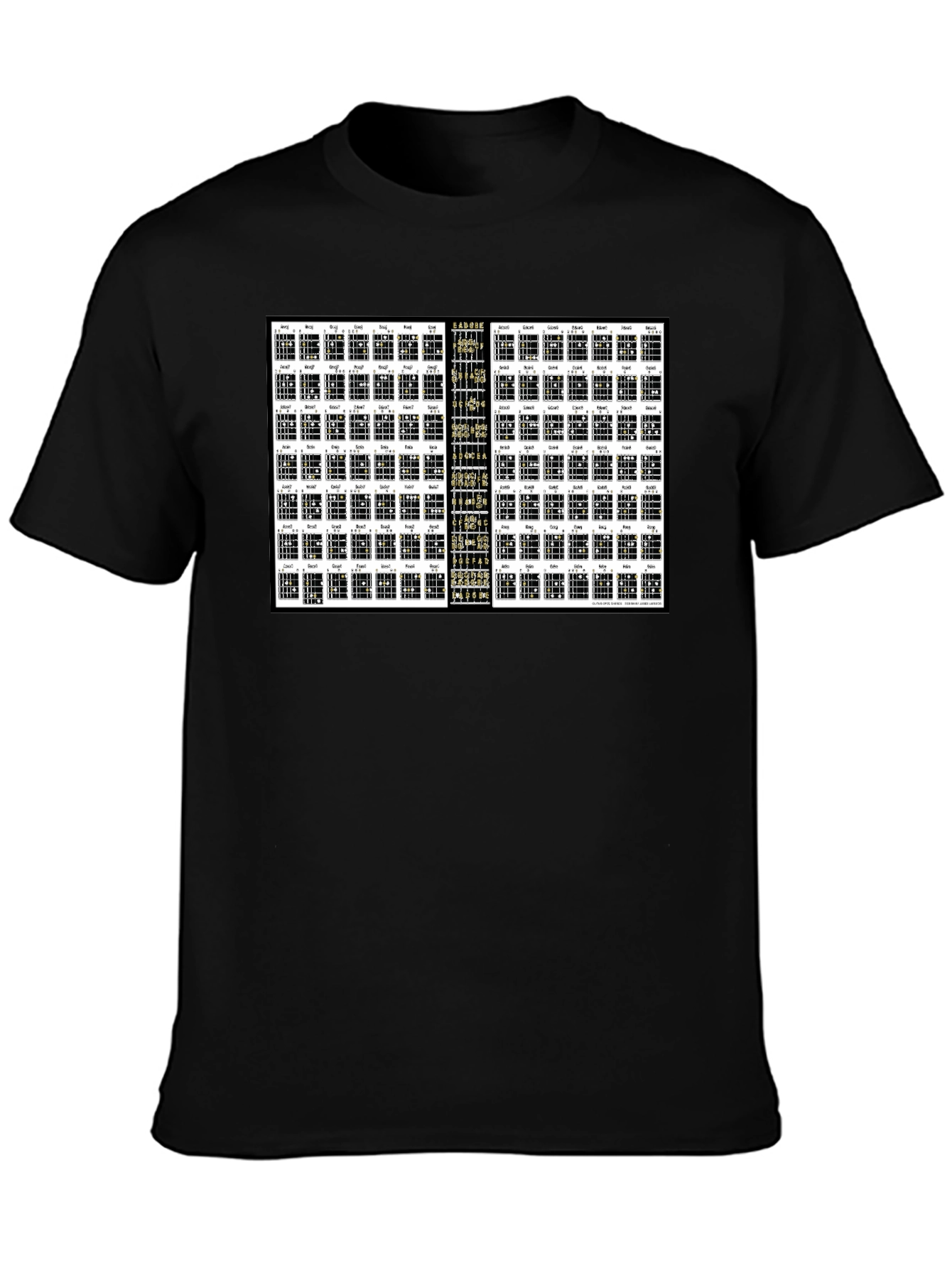 Guitar Chords T-Shirt - Music Lover Apparel