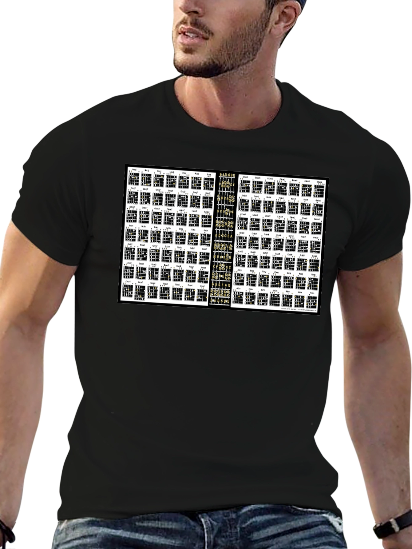 Guitar Chords T-Shirt - Music Lover Apparel