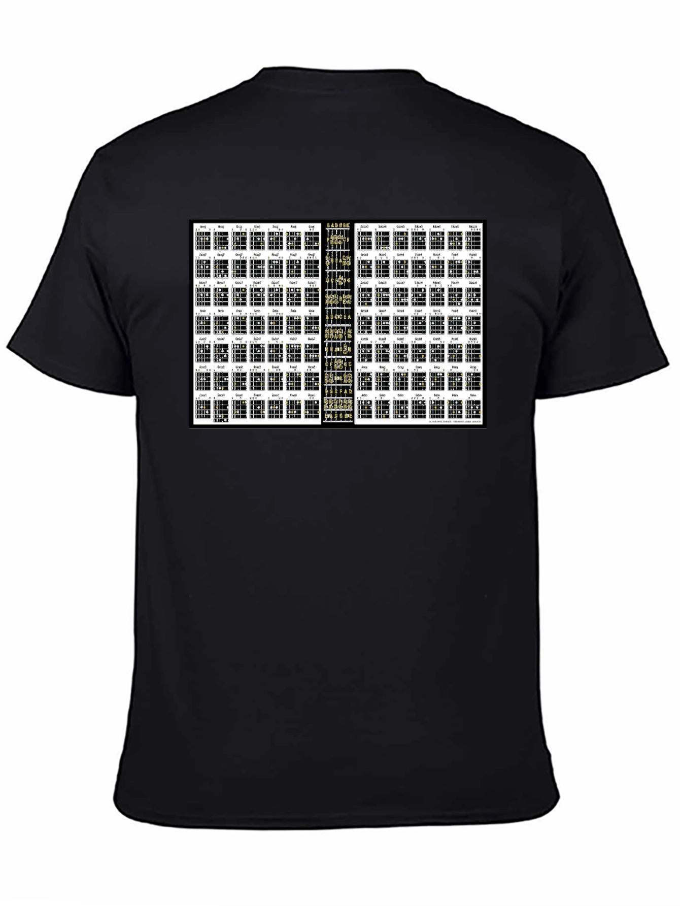 Guitar Chords T-Shirt - Music Lover Apparel