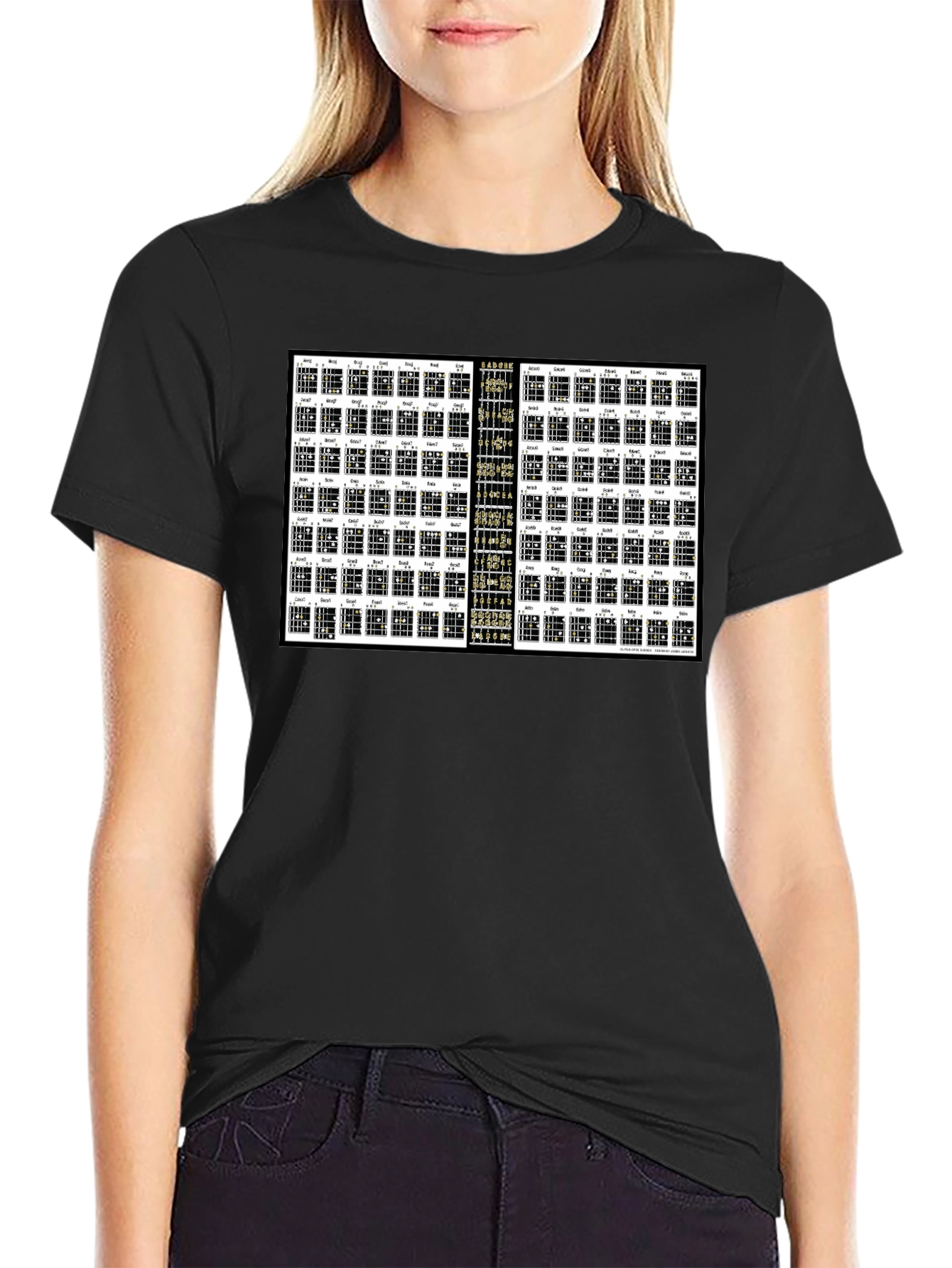 Guitar Chords T-Shirt - Music Lover Apparel