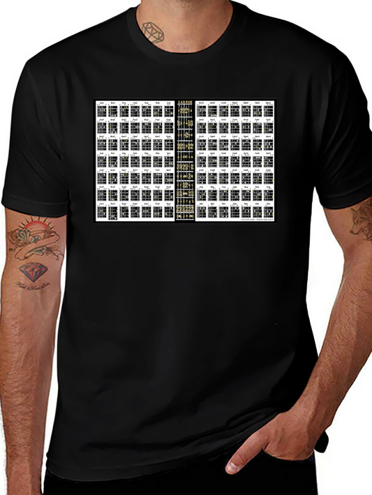 Guitar Chords T-Shirt - Music Lover Apparel