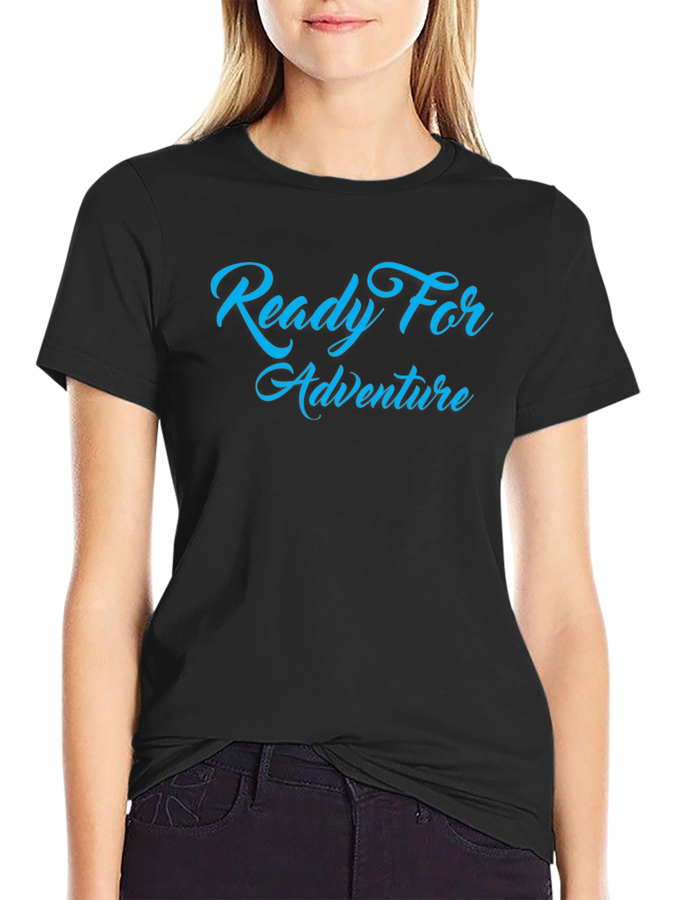 Ready For Adventure Graphic Tee - Black