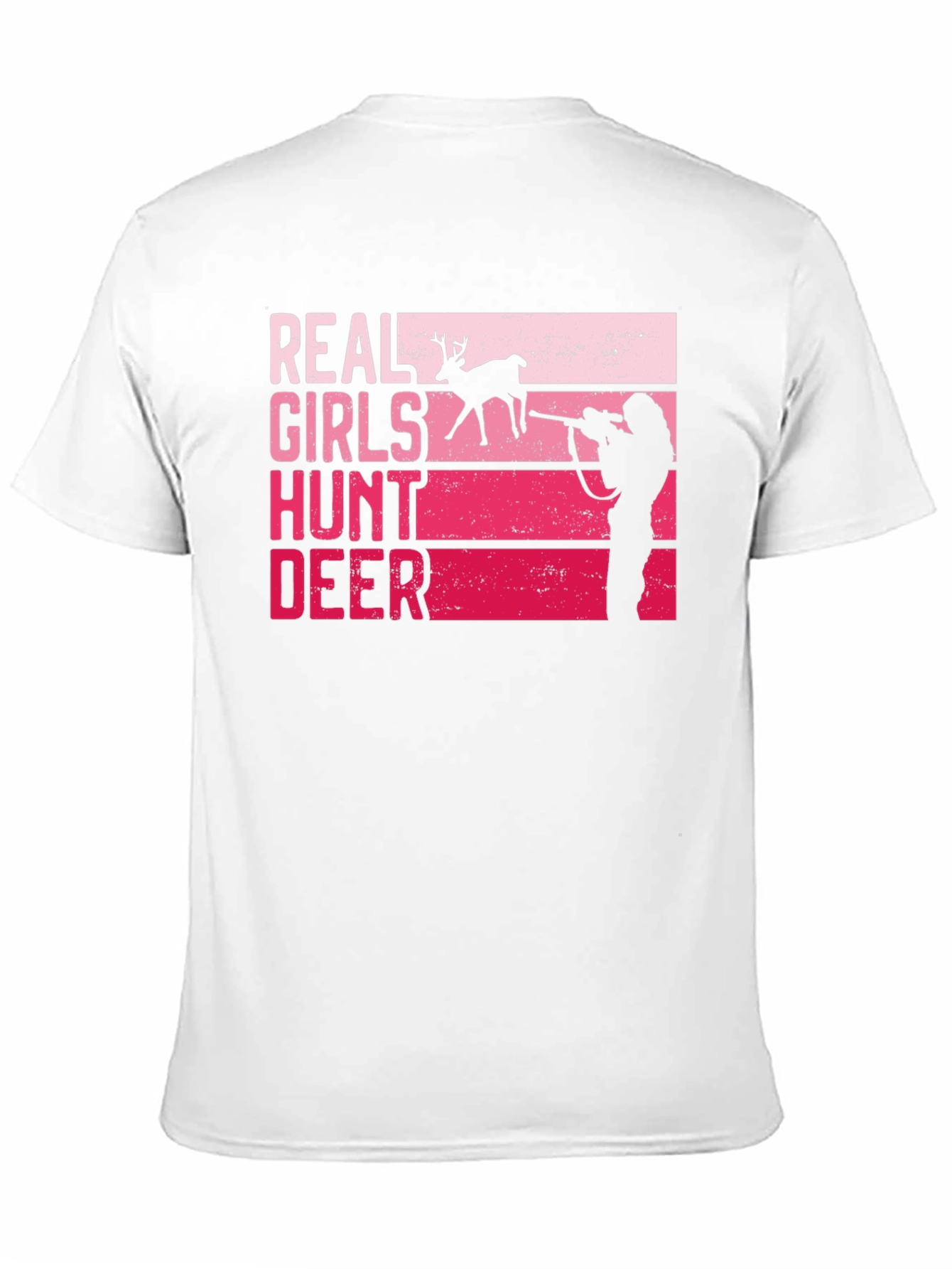 Real Girls Hunt Deer Graphic T-Shirt