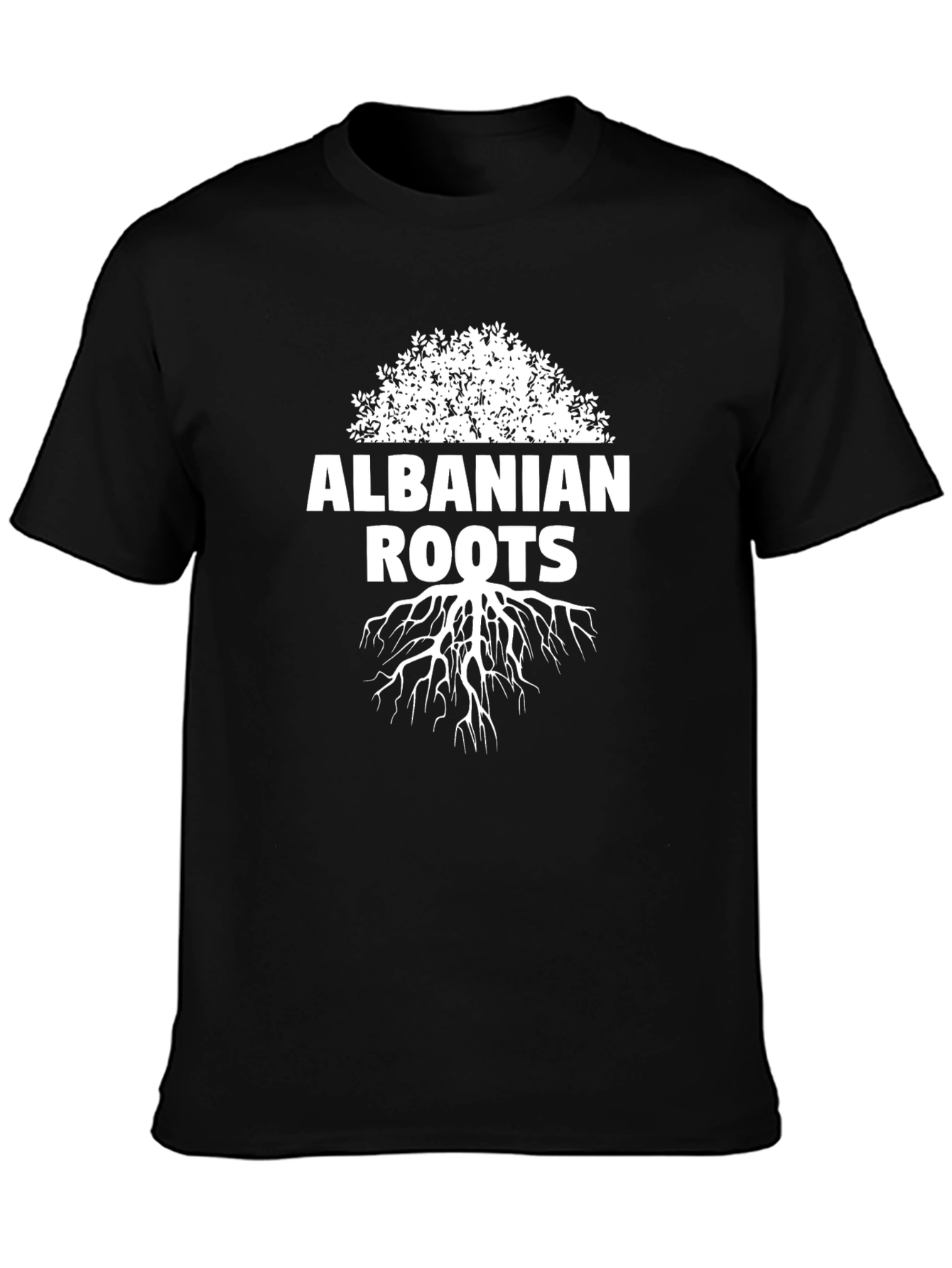 Albanian Roots Graphic Tee - Black